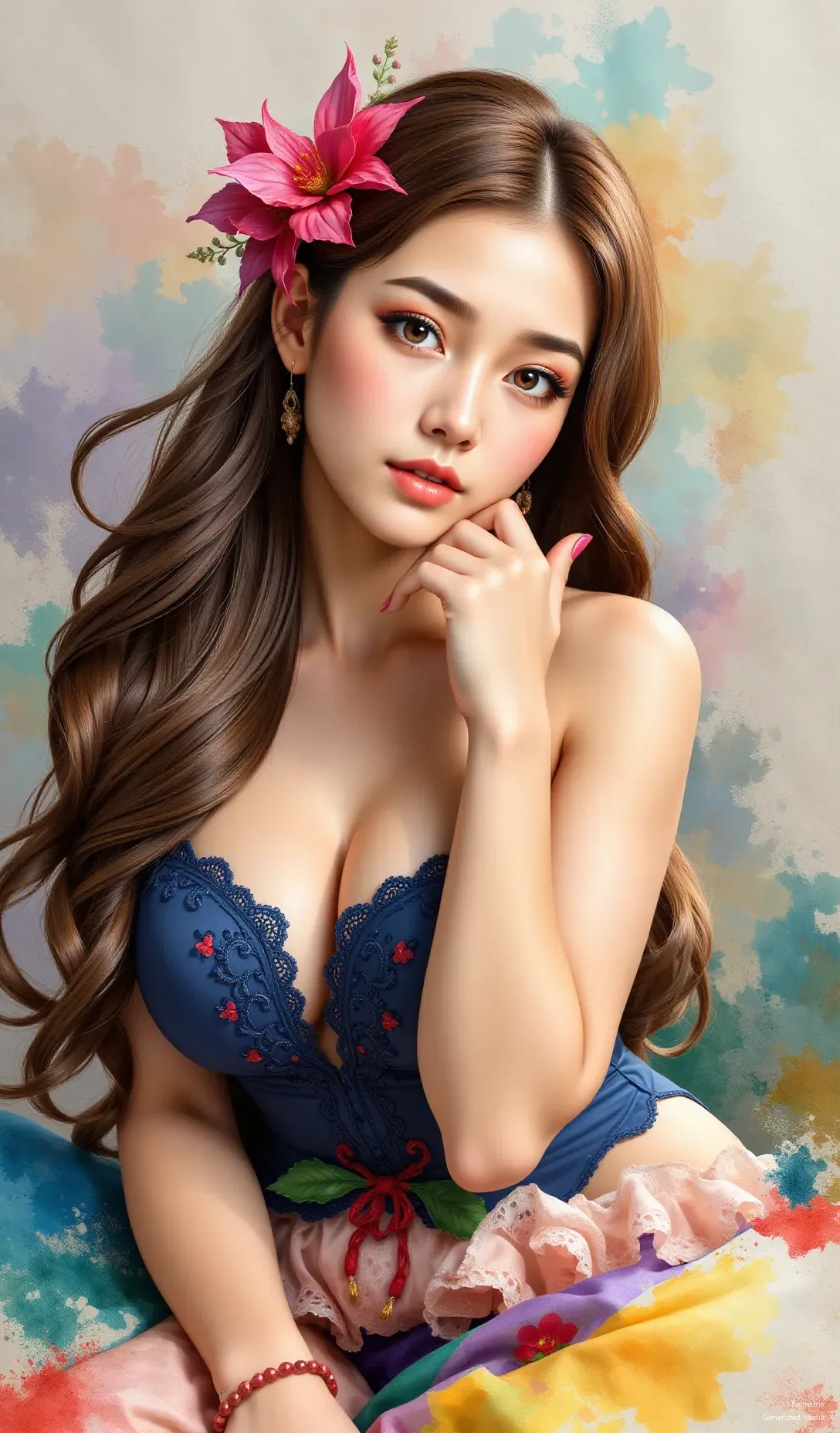 Golden hour glow & perfect pouts. ✨ Loving this view!