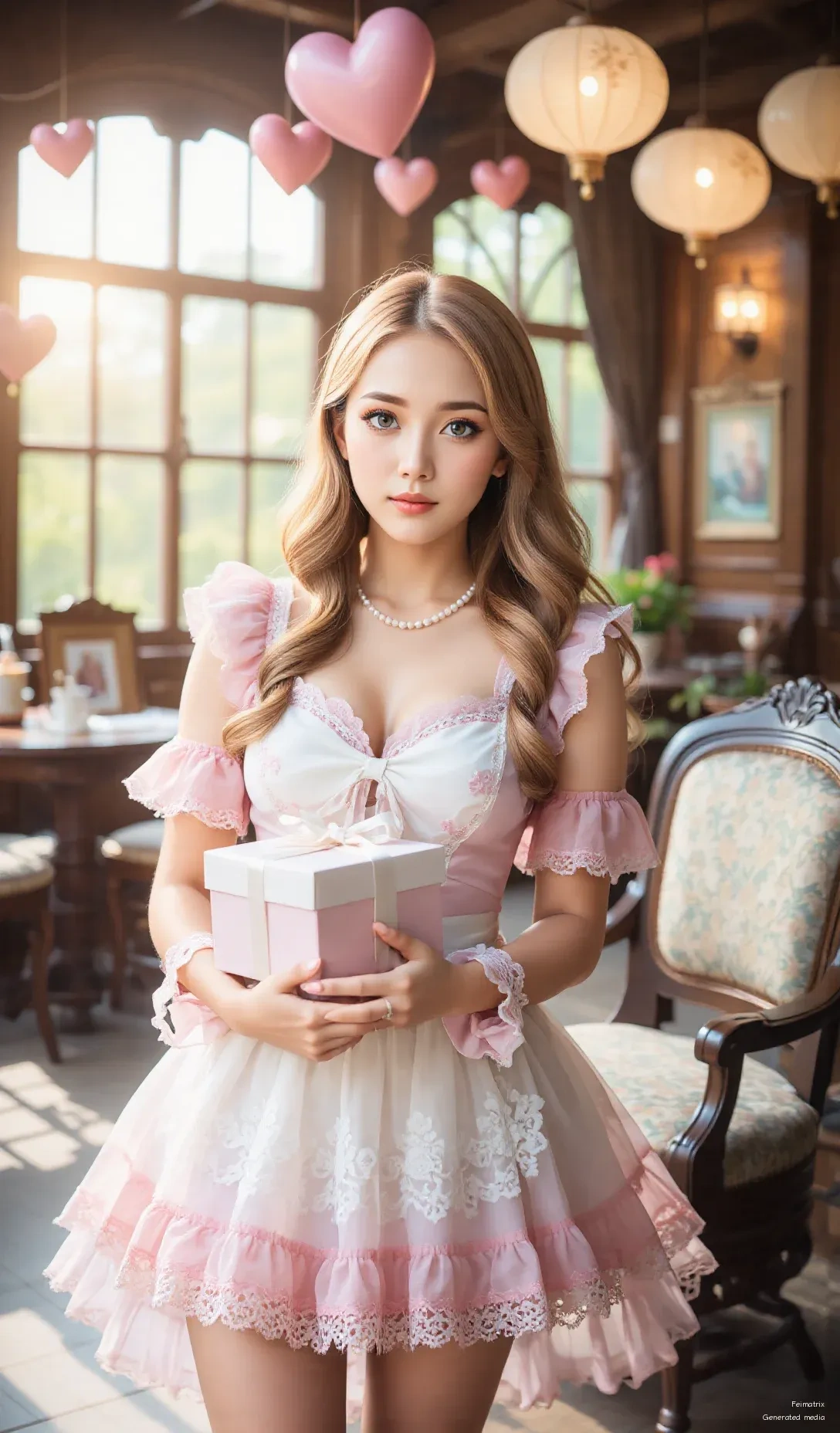 Feeling all hearts today! ✨ These pinks & pearls have our hearts (and a little bit of magic). Just us and this dreamy gift – ready for anything! Lately it’s been about finding beauty in the everyday, don't you think?