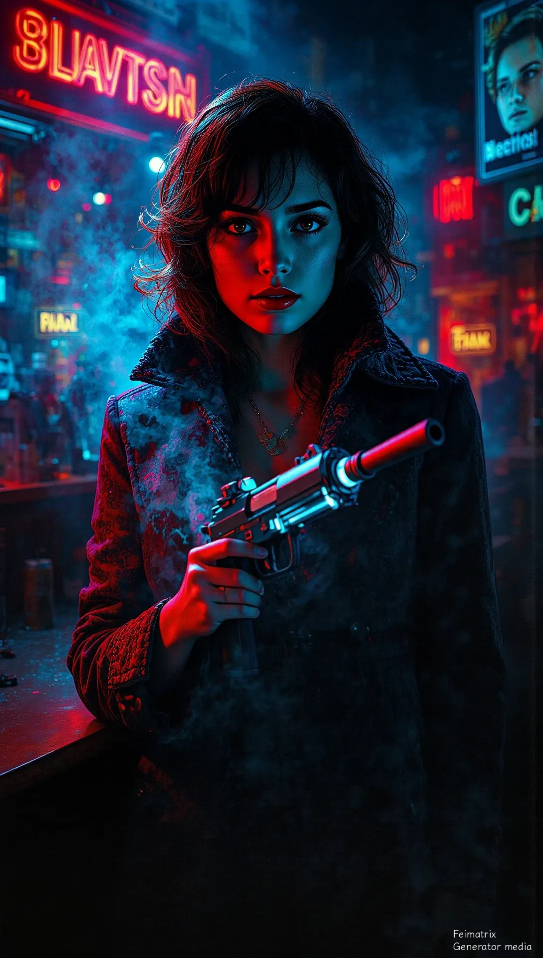 The Red & Blue of Her