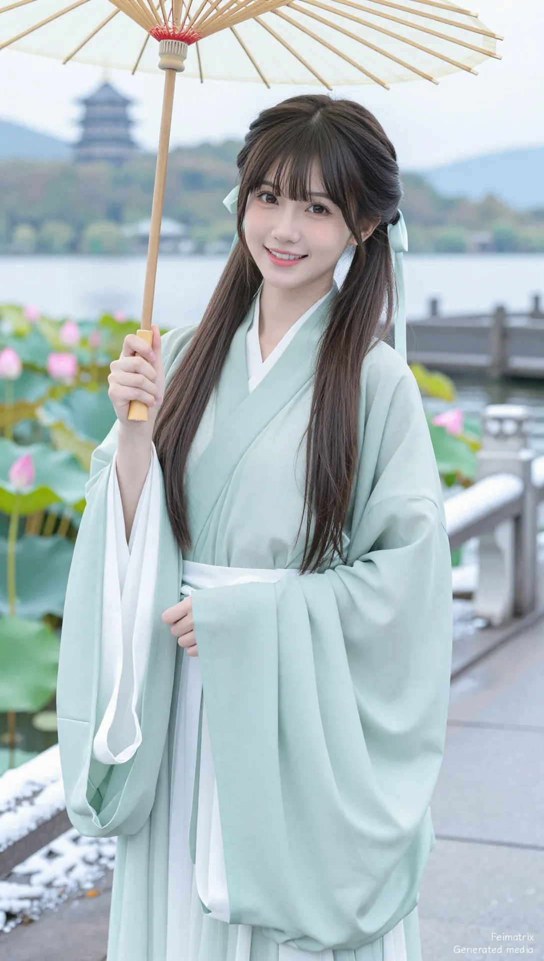 The Geometry of a Soft Smile in the Rain