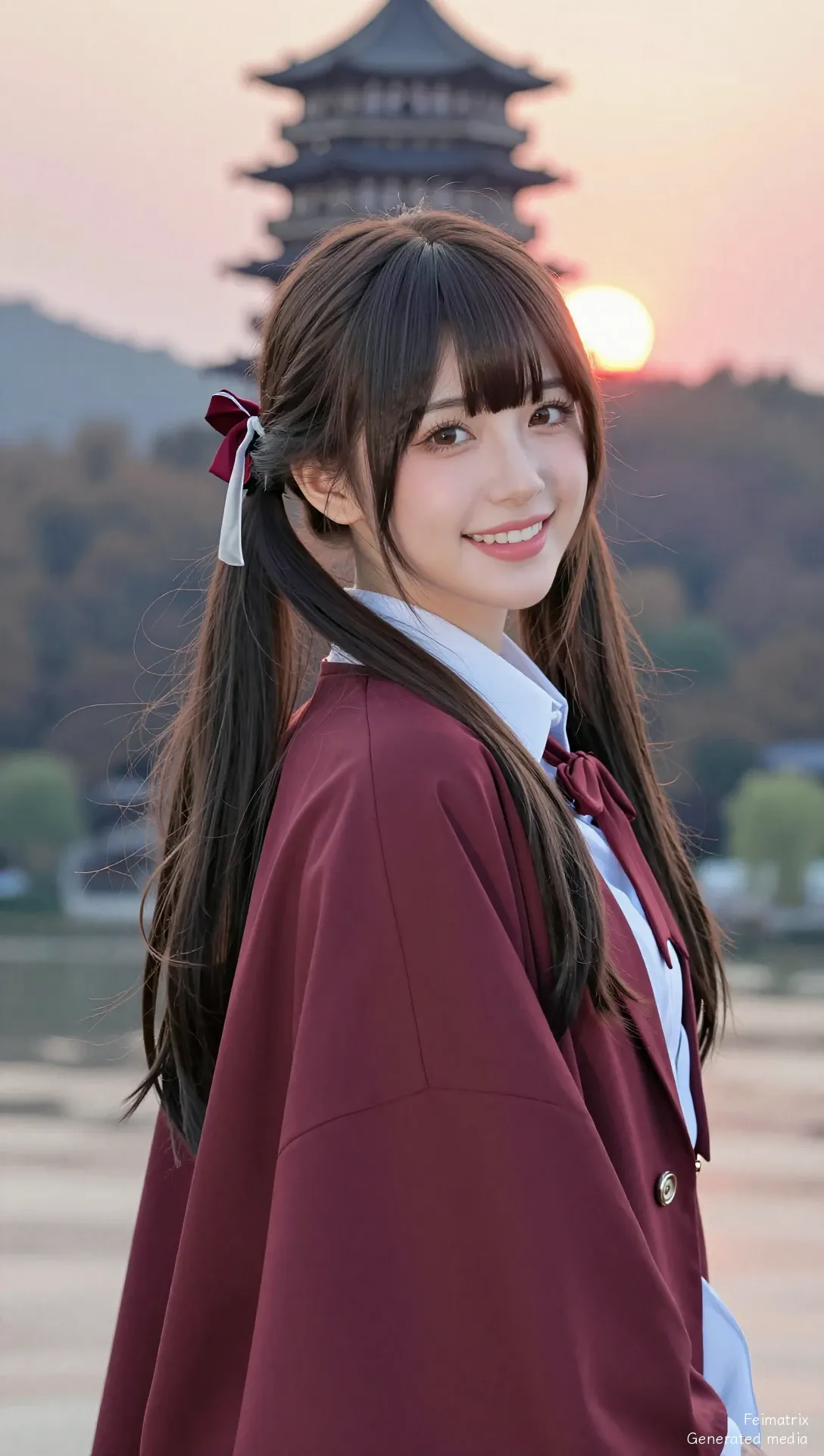 The Perfect Arc of a Sunset Smile