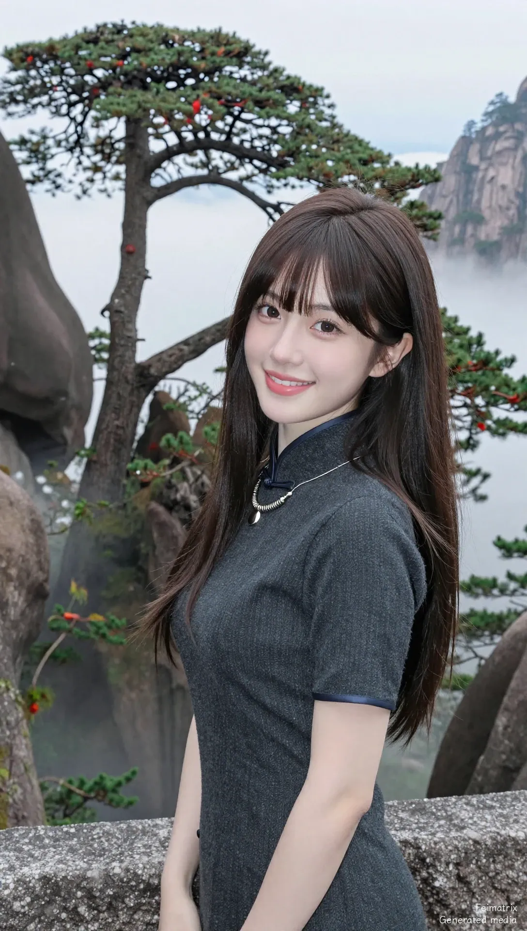 The Girl Who Caught The Fog On Her Cheekbone