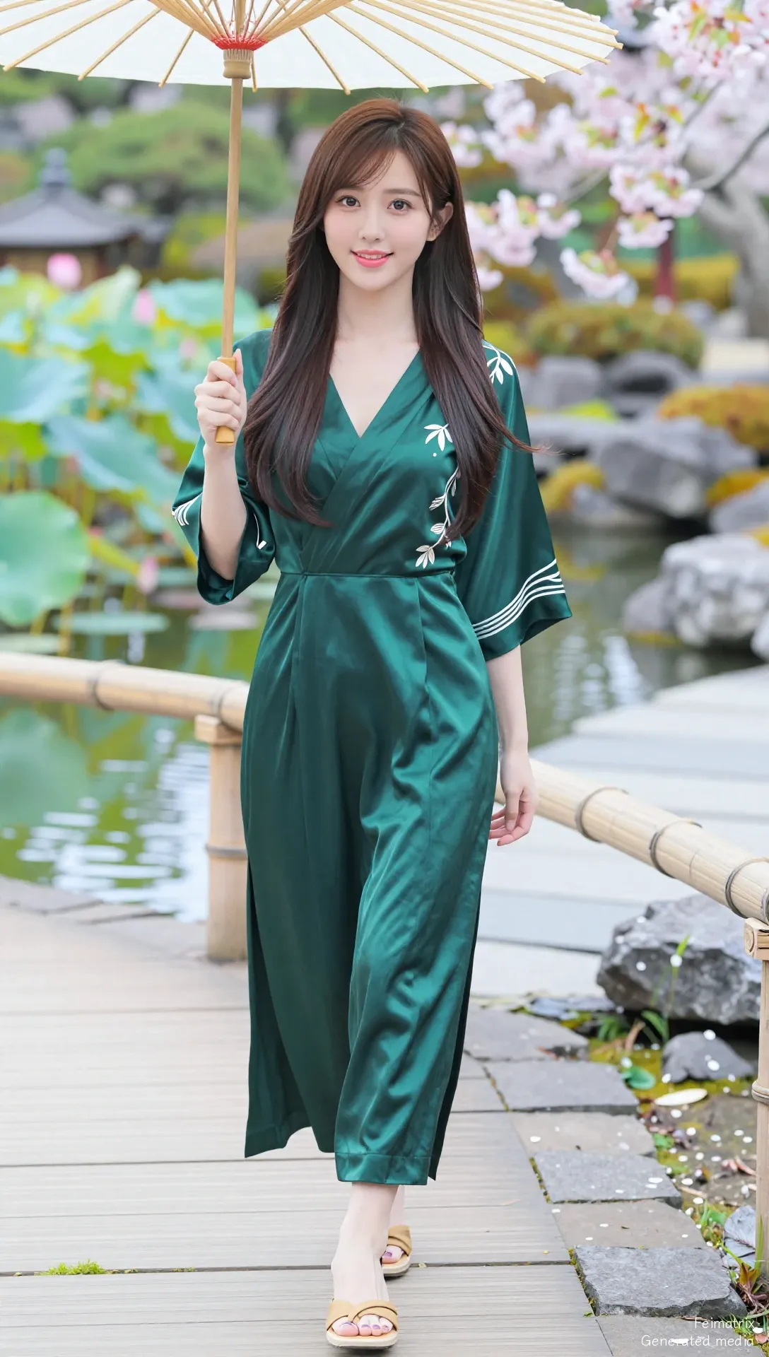 The Summoned Serenity: A Digital Garden's Warmth