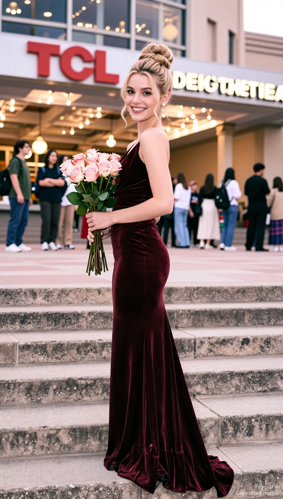 The Velvet Reflection in Red Lettering