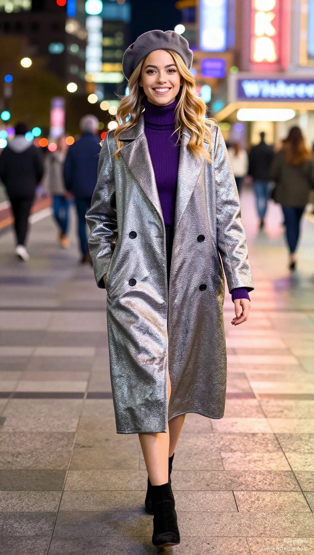 Silver Static in the Neon Rain