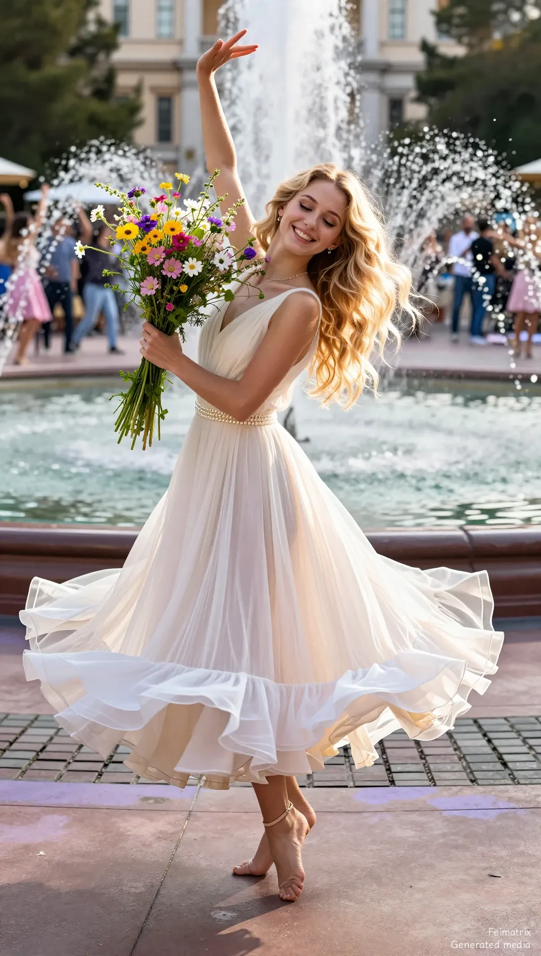 Petals in the Pulse of Water