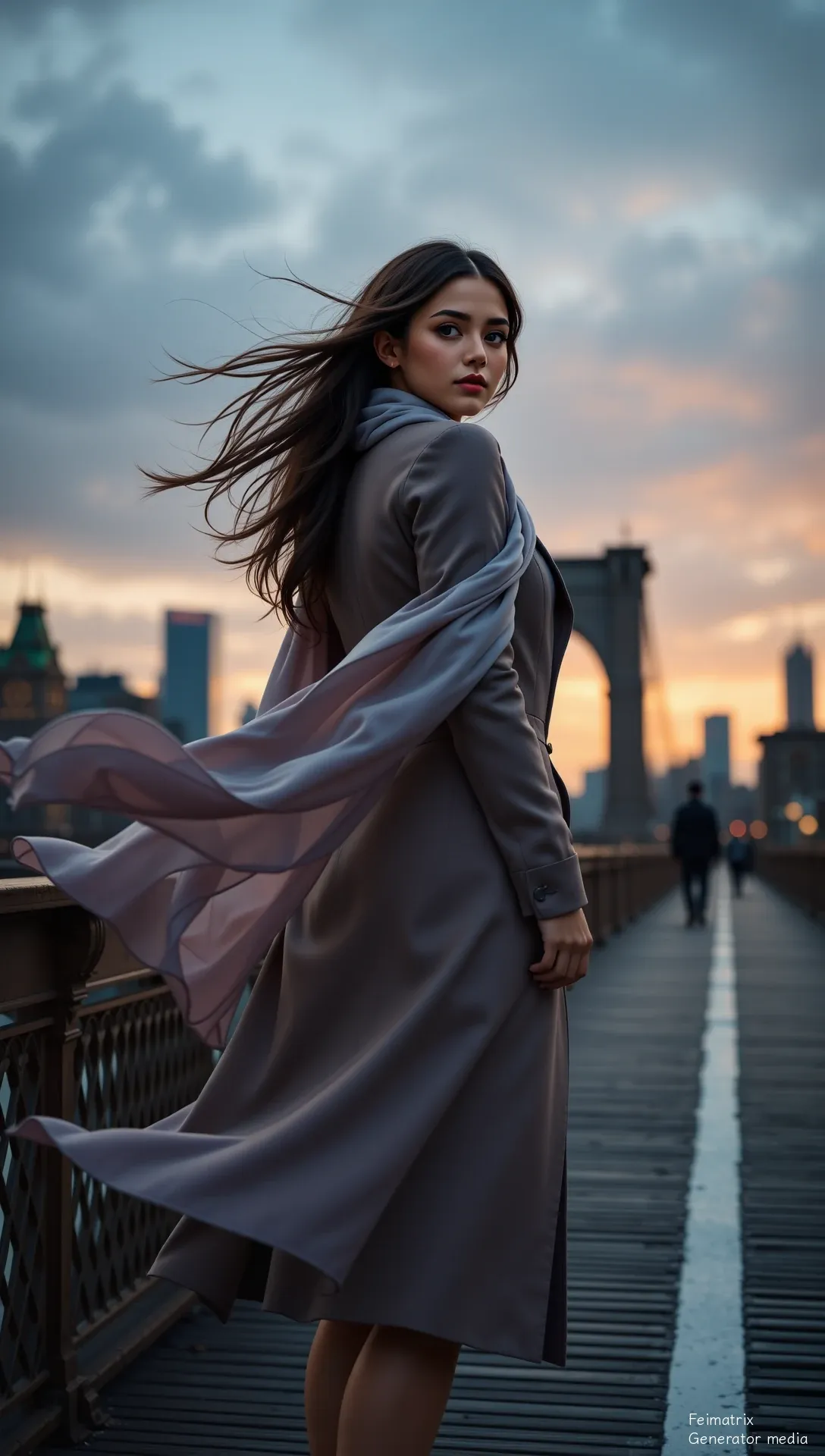Chasing the Golden Hour on a Wooden Bridge
