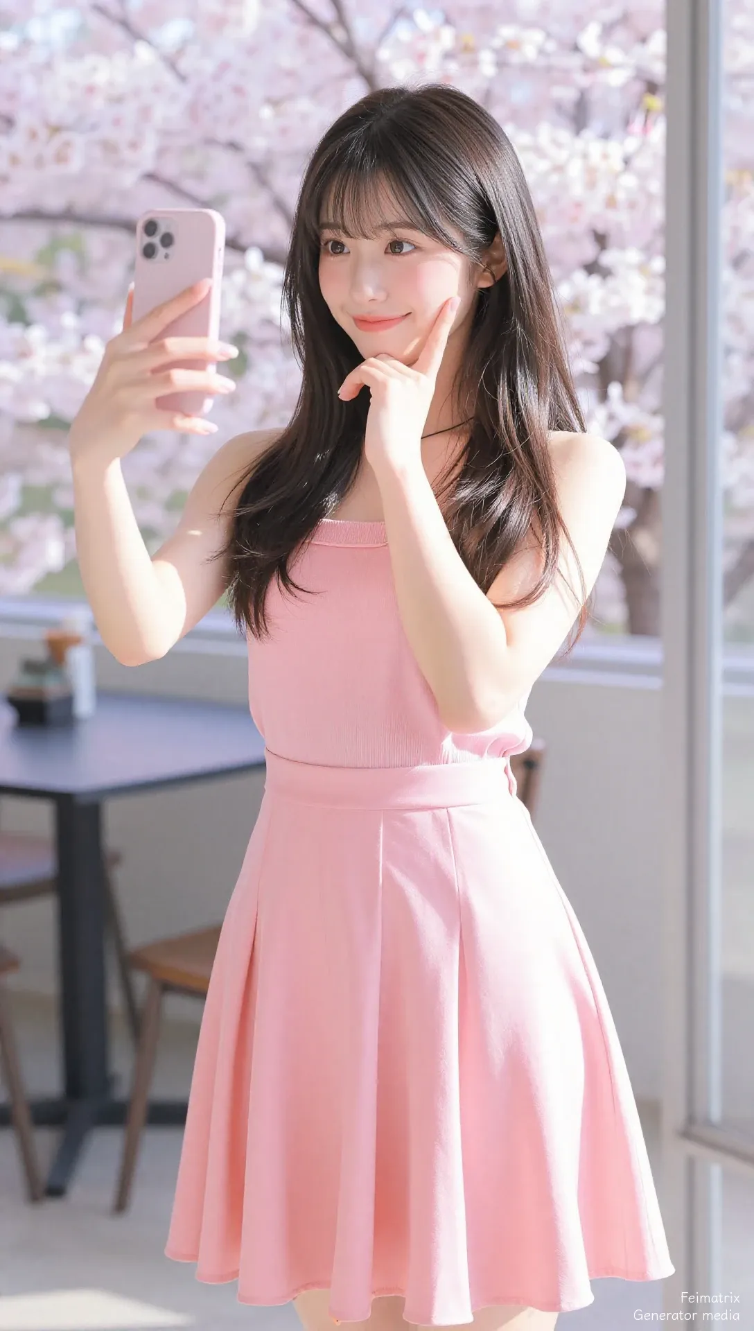 Pink Petals and Lost Reflections