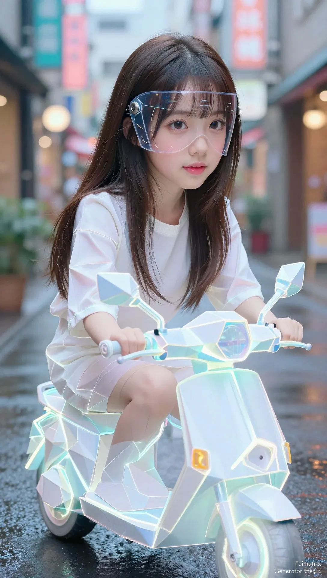 Neon Rain & Silver Light