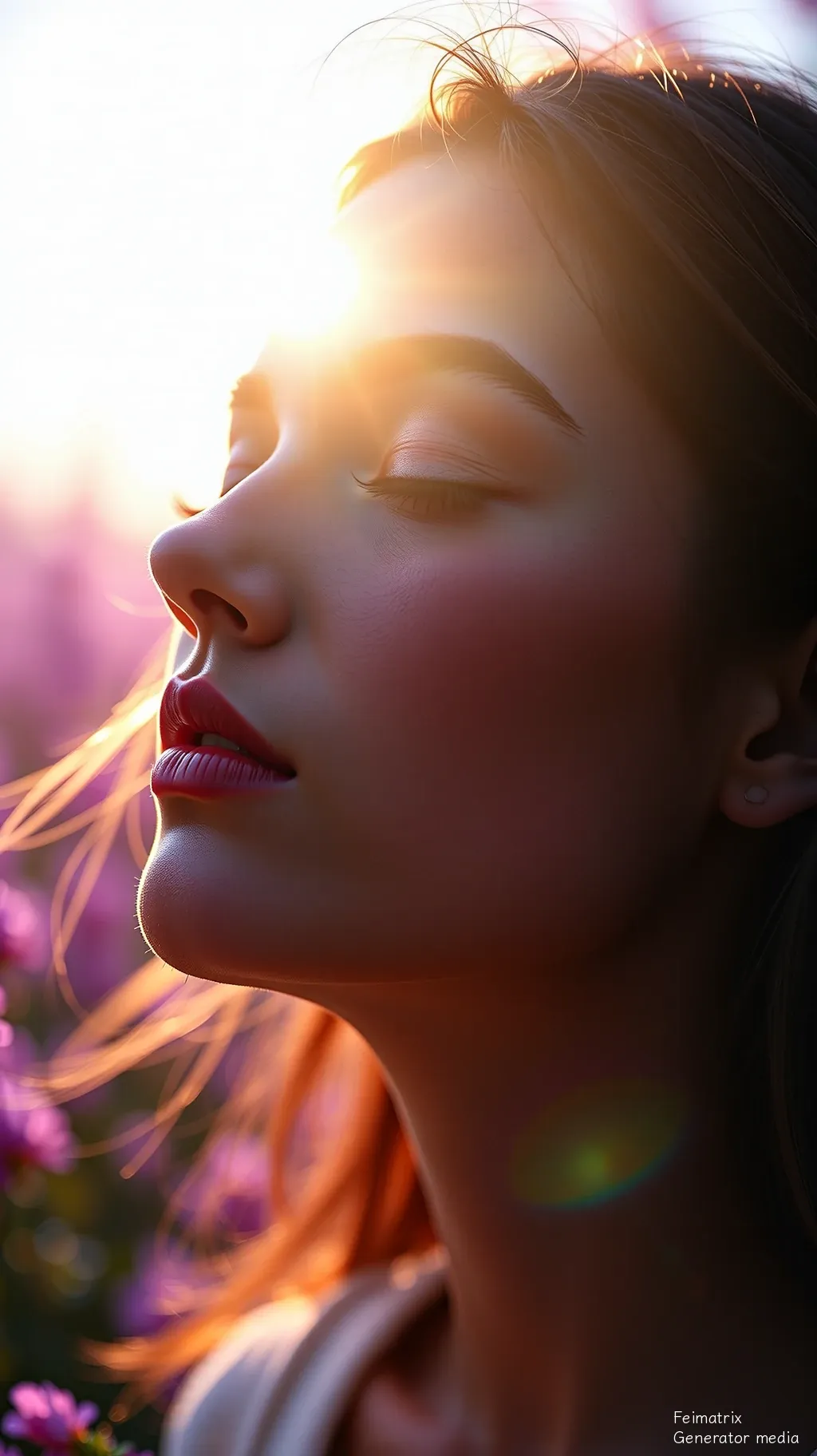 Amber Residue on a Glass Heart