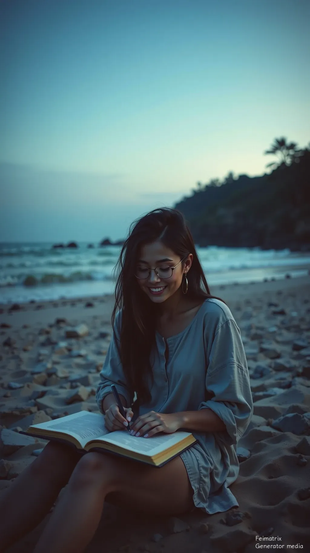 The Kinetic Glow of a Shoreline Memory