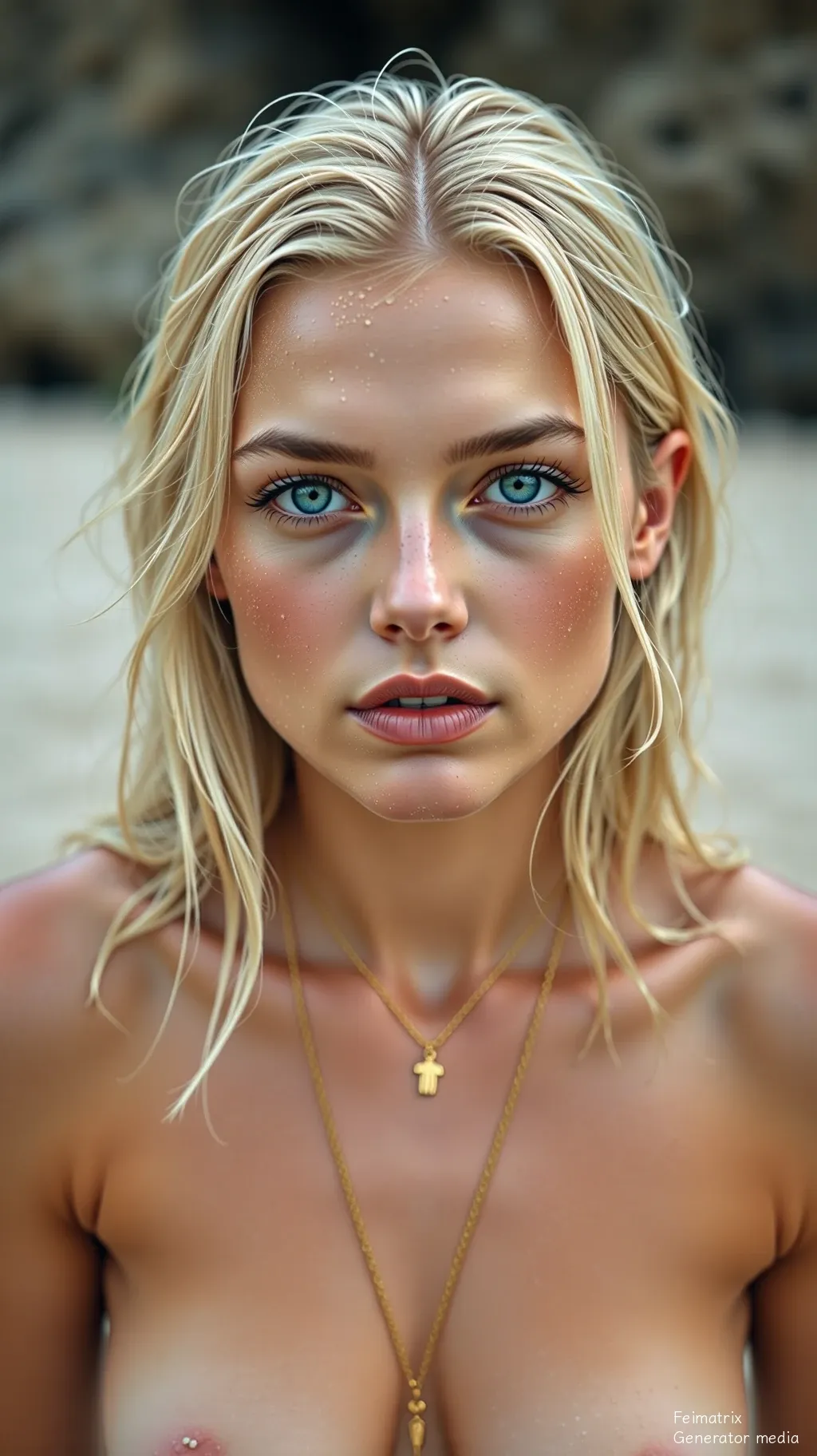 Neon Embers in a Summer Rain