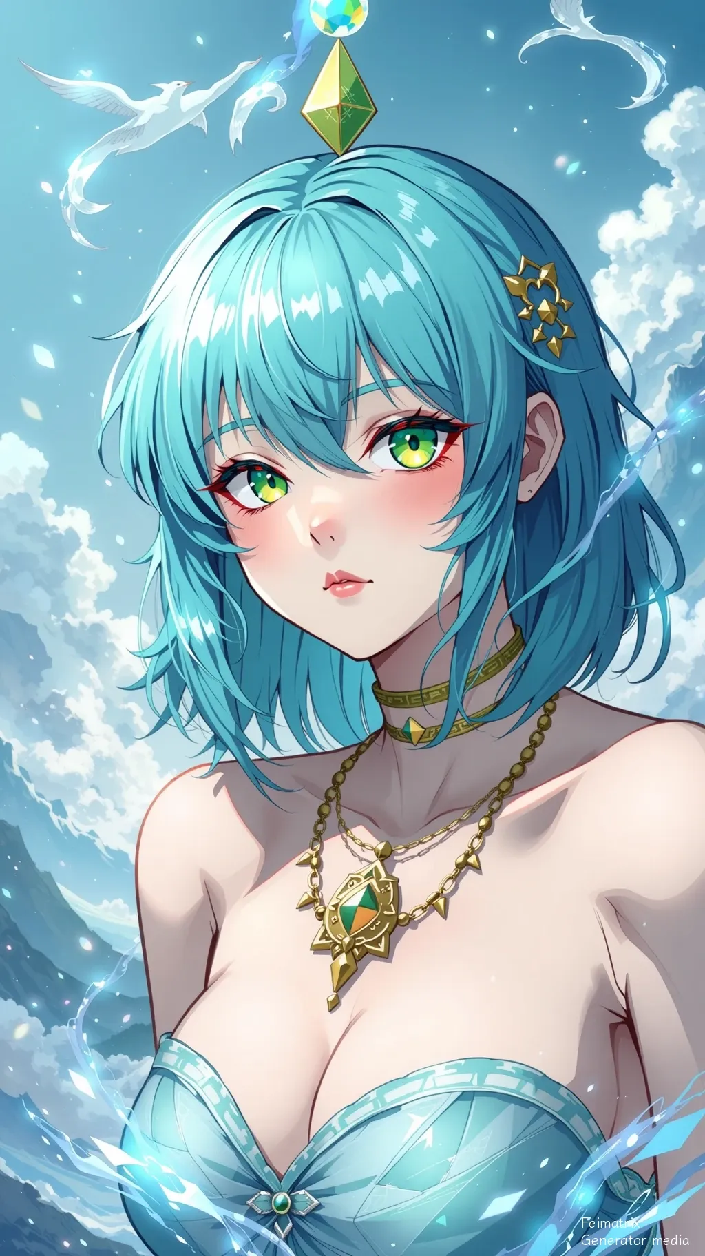 The Azure Resonance in a Concrete Jungle