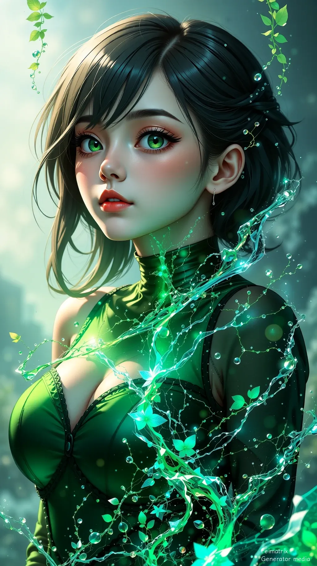 Neon Pulse: The Emerald Fever Dream