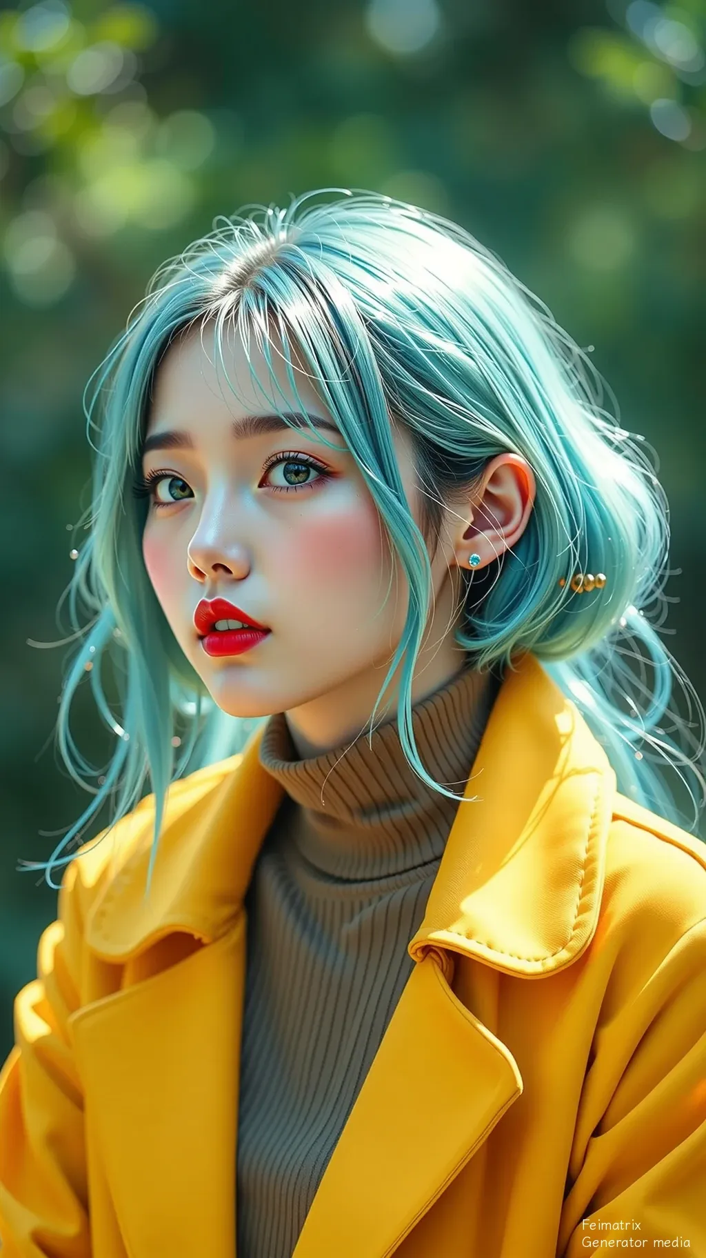 The Azure Pulse in a Golden Hour