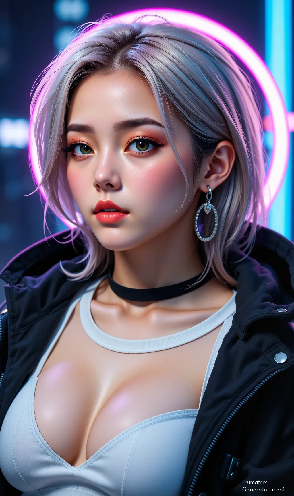 Neon Halos and Lukewarm Coffee