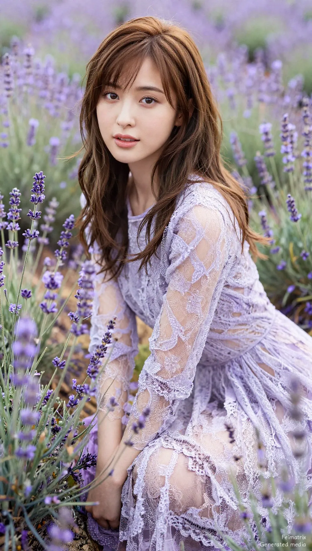 Lavender Whispers in a Concrete World