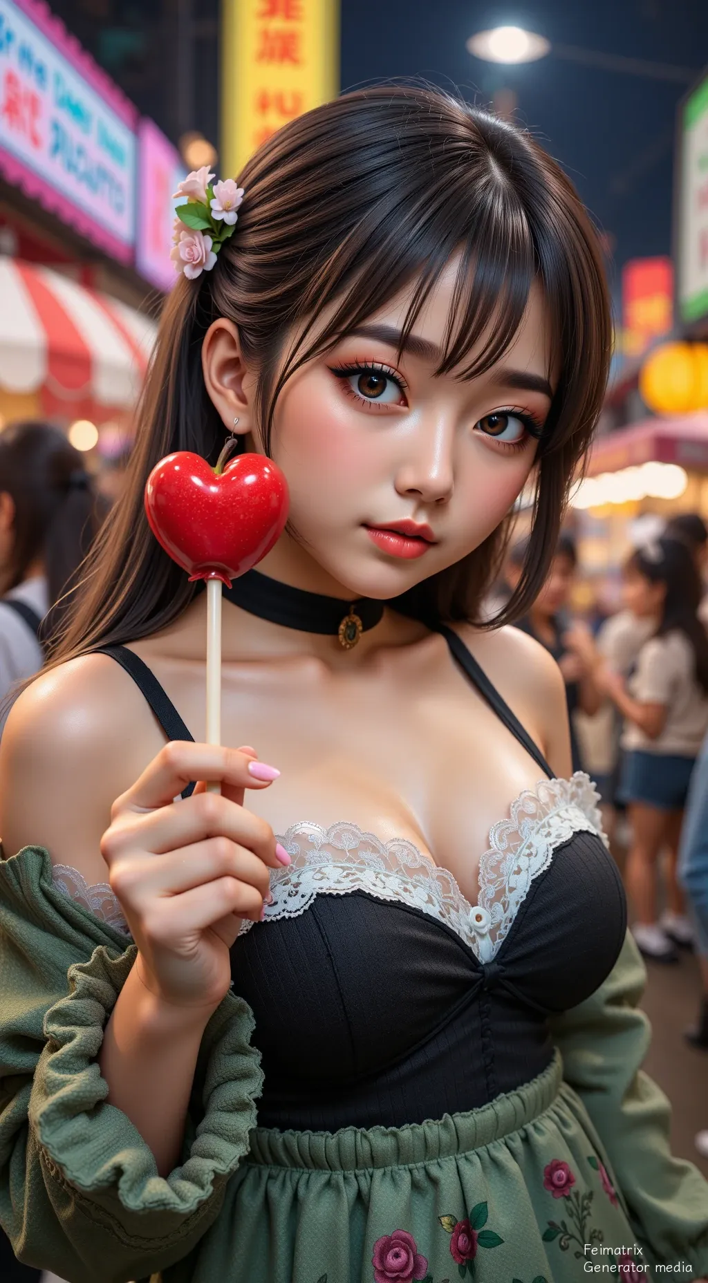 A Heart Coated in Crimson Glass