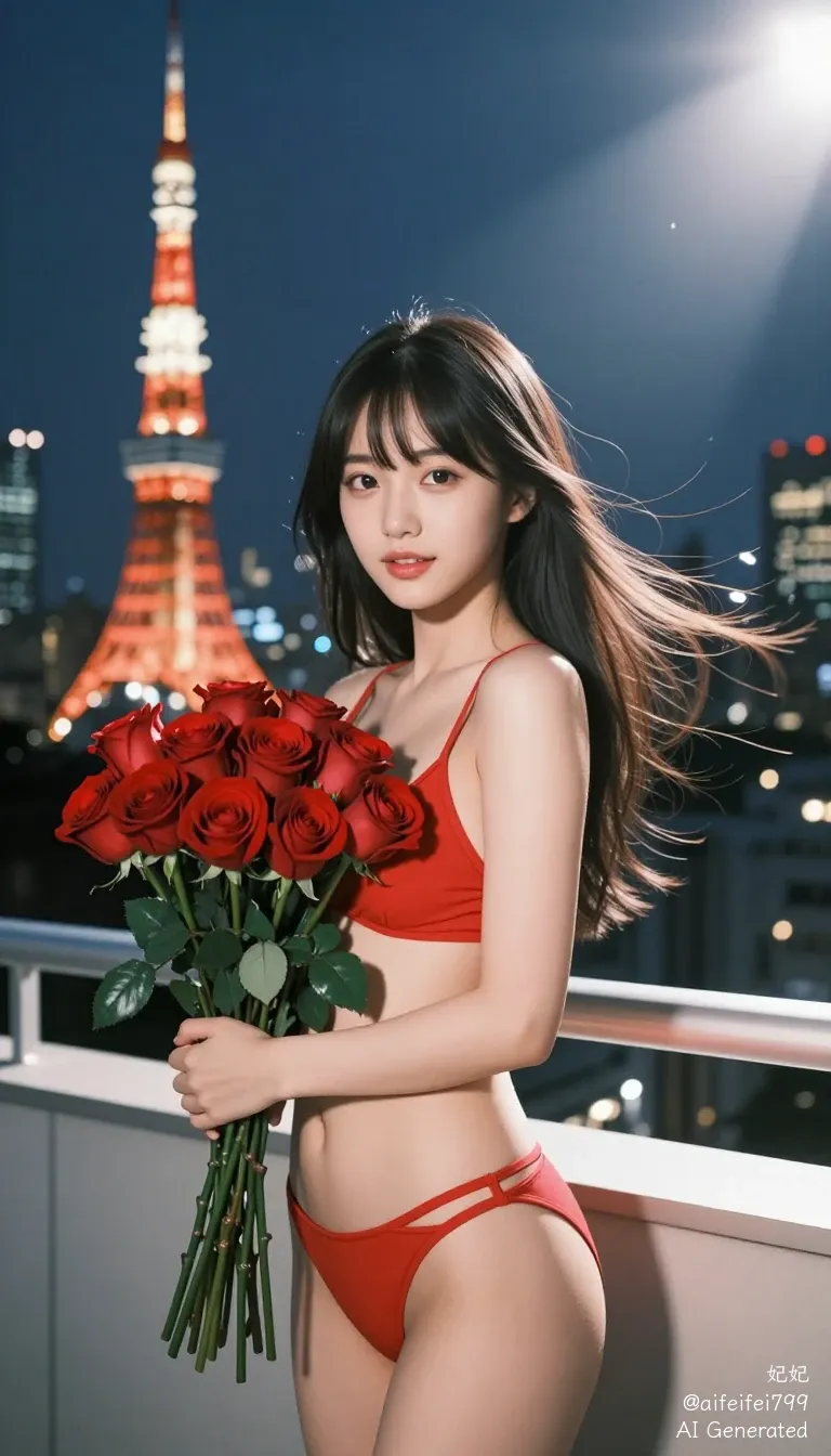 The Rhythm of Petals and Neon