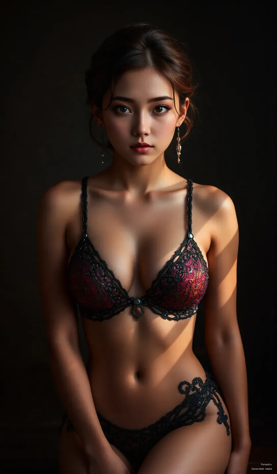 Golden hour glow & perfect pouts. ✨ Loving this view!