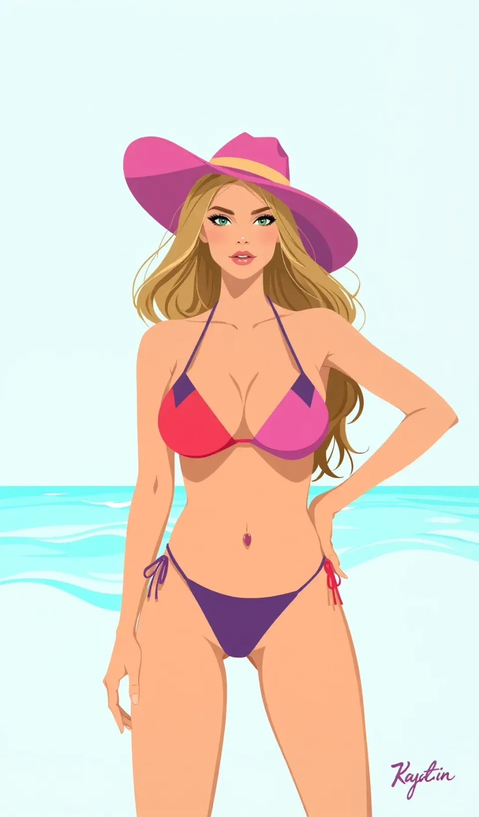 Golden hour glow and perfect pouts. ✨ Loving this view!