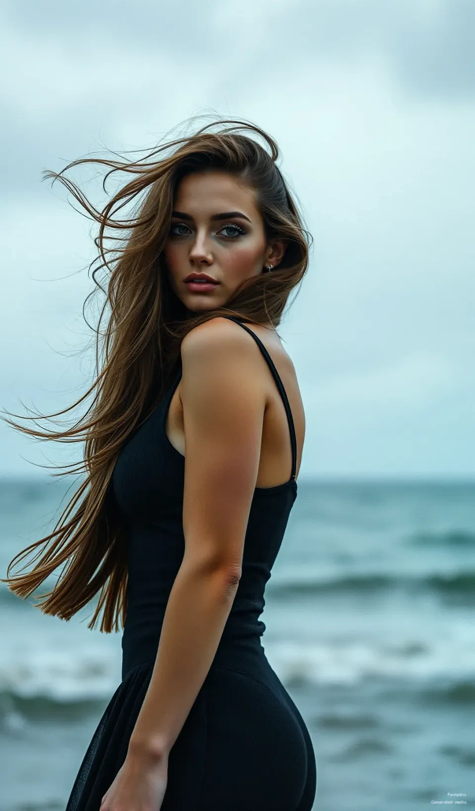 Sunlight on skin, perfect hair (most days!), and a smile that just *gets* it. ✨ What could be better?