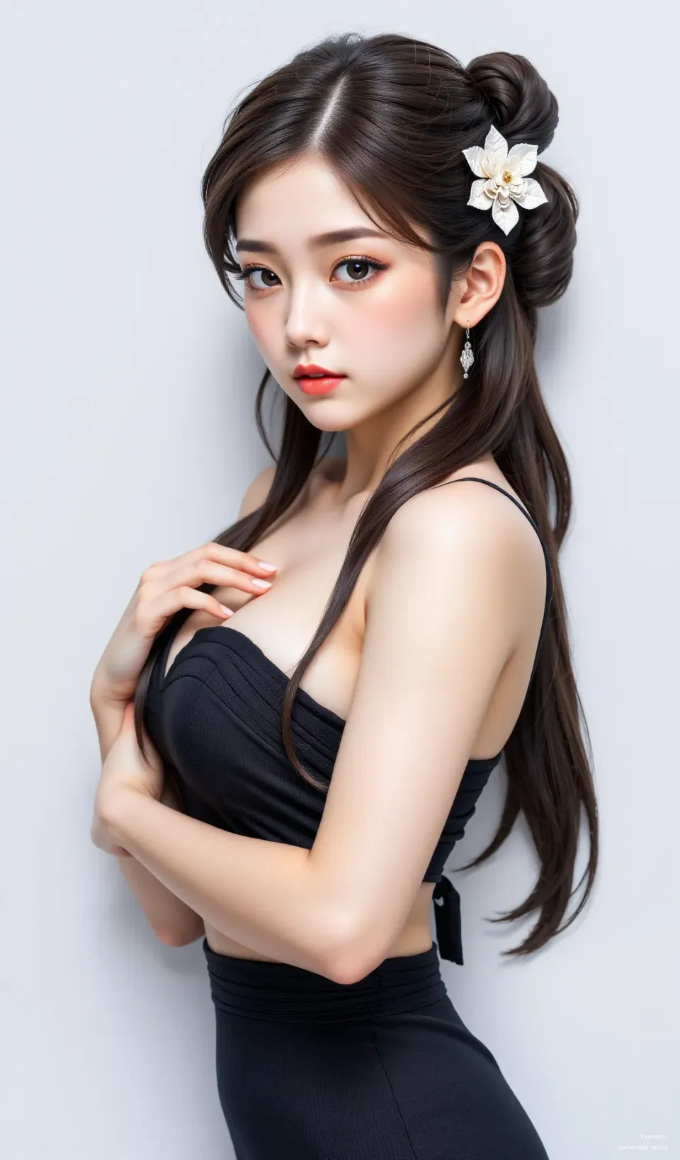 Soft light, perfect angle, and a smile that just *gets* it ✨