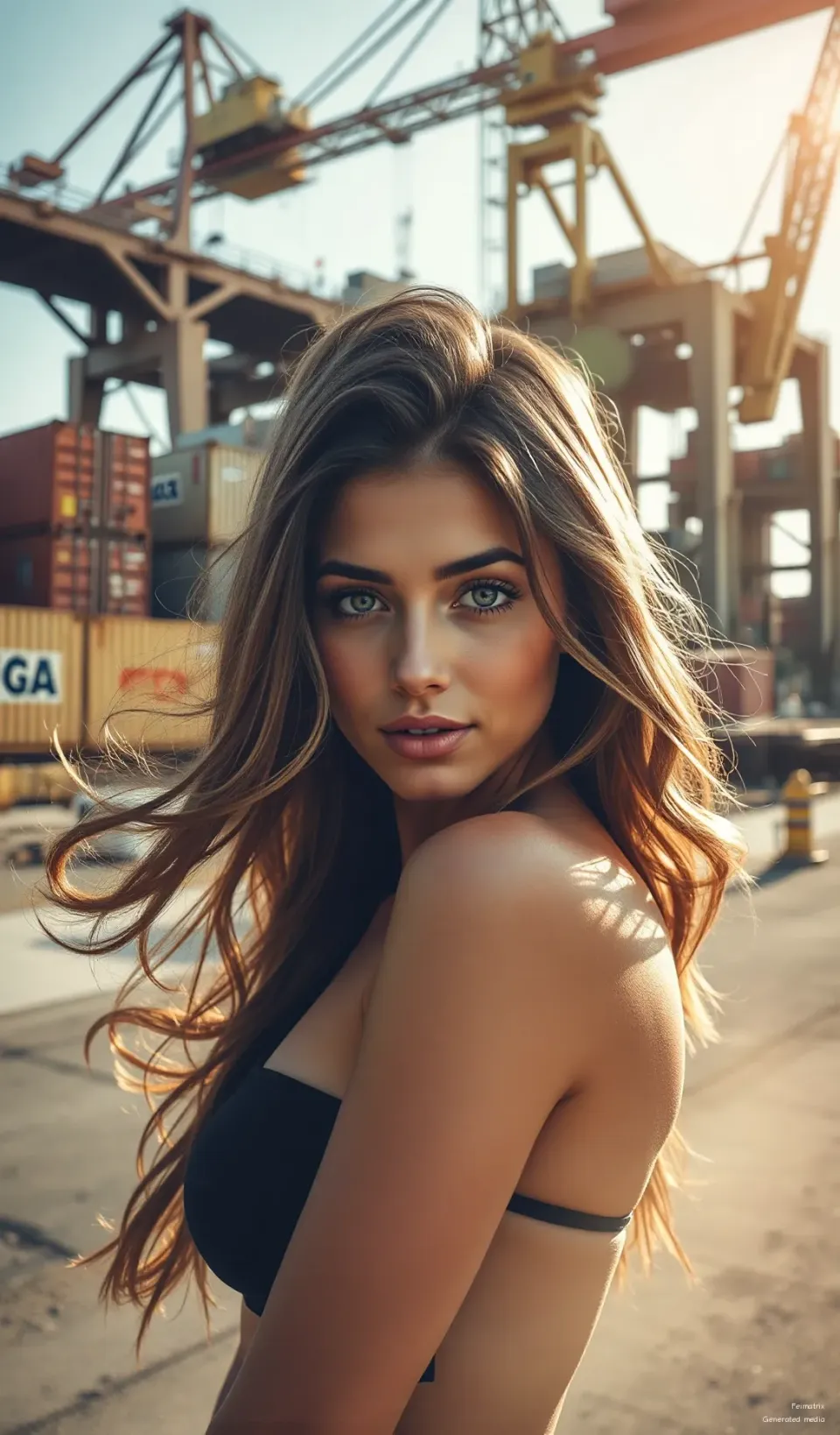 Weightless grace in steel and sun. 💫