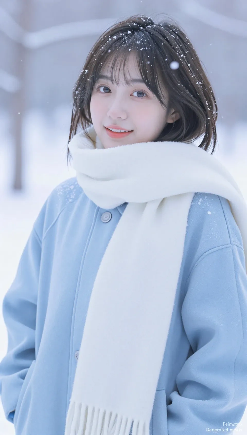 Serenity Amidst Winter's Whisper