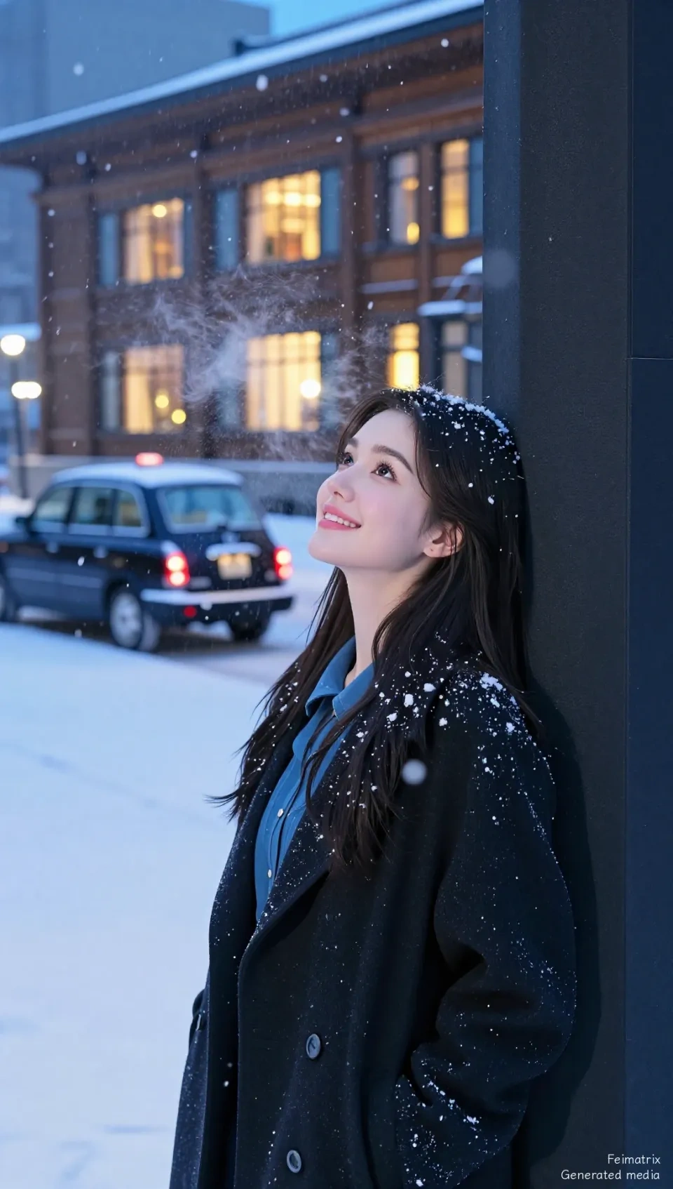 Stillness Amidst the Snowfall