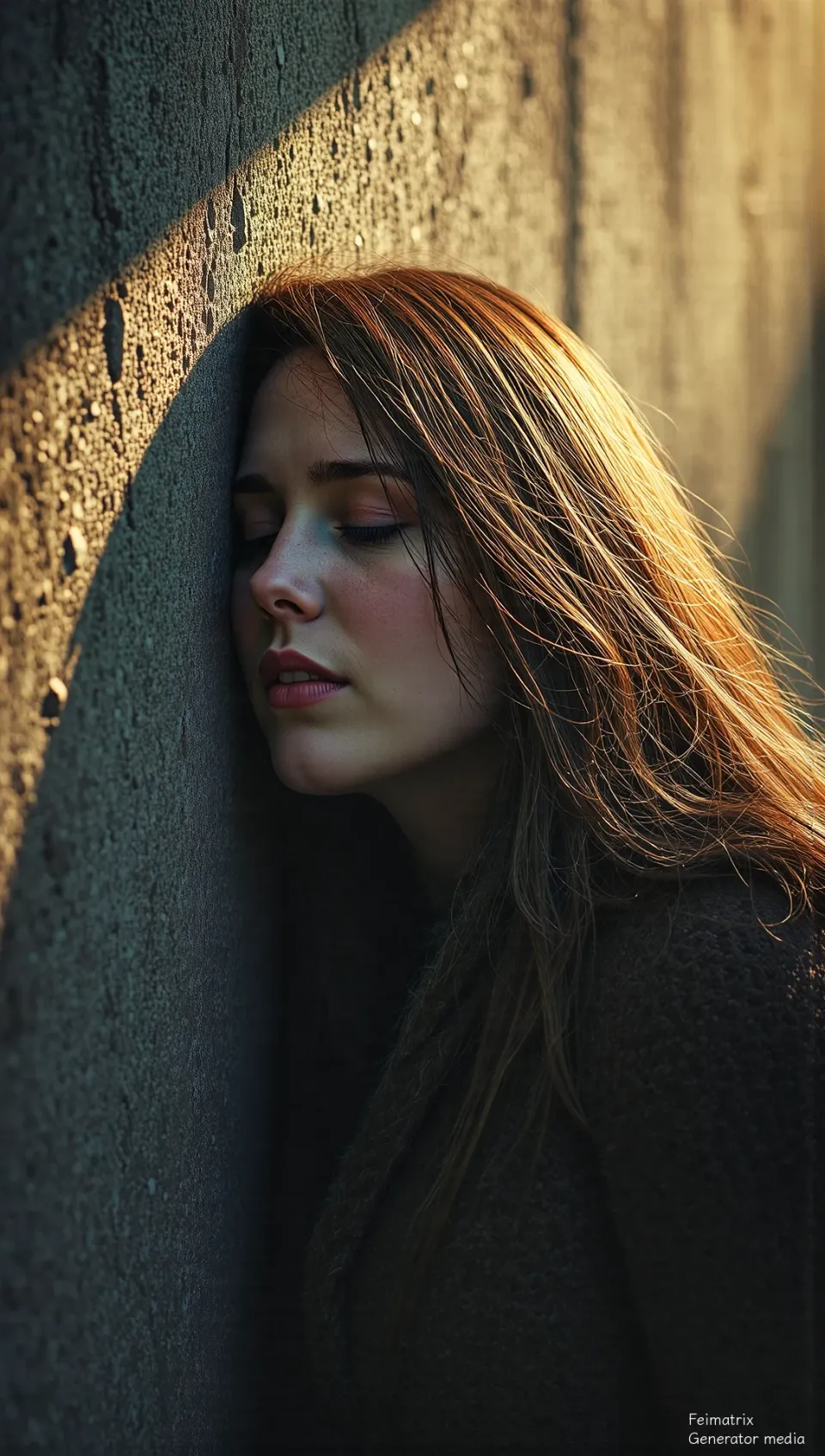 Sun-Kissed Concrete Bloom