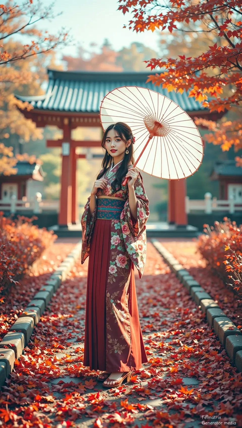 Ephemeral Glow: A Kyoto Reverie