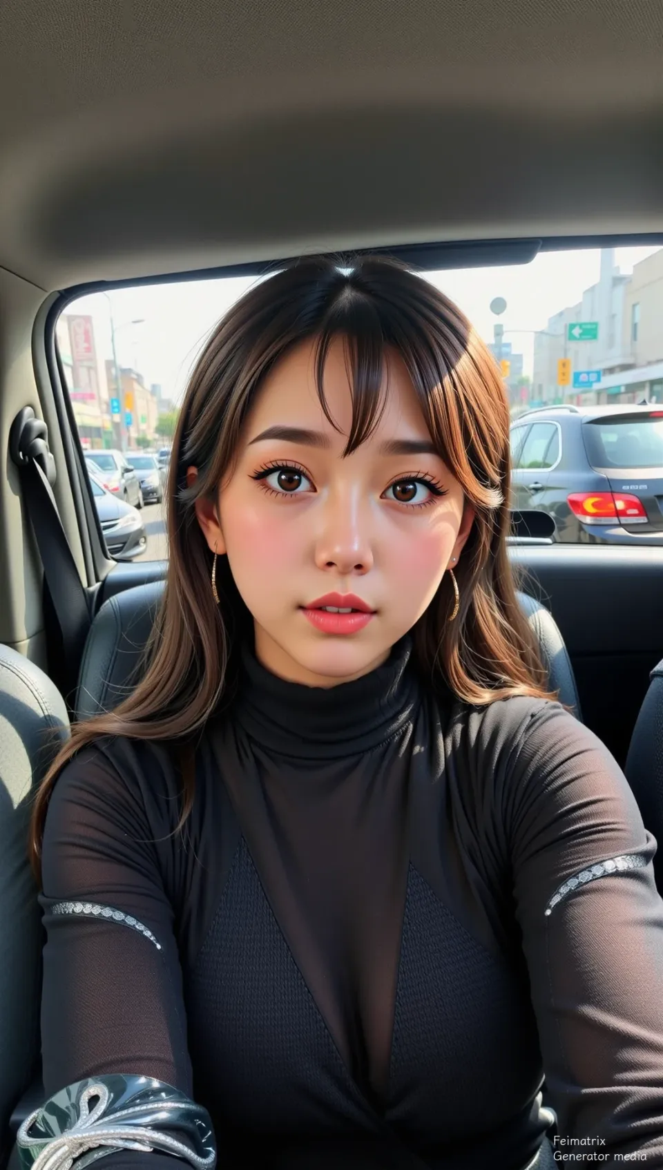 Ephemeral Echoes in Rain-Streaked Glass