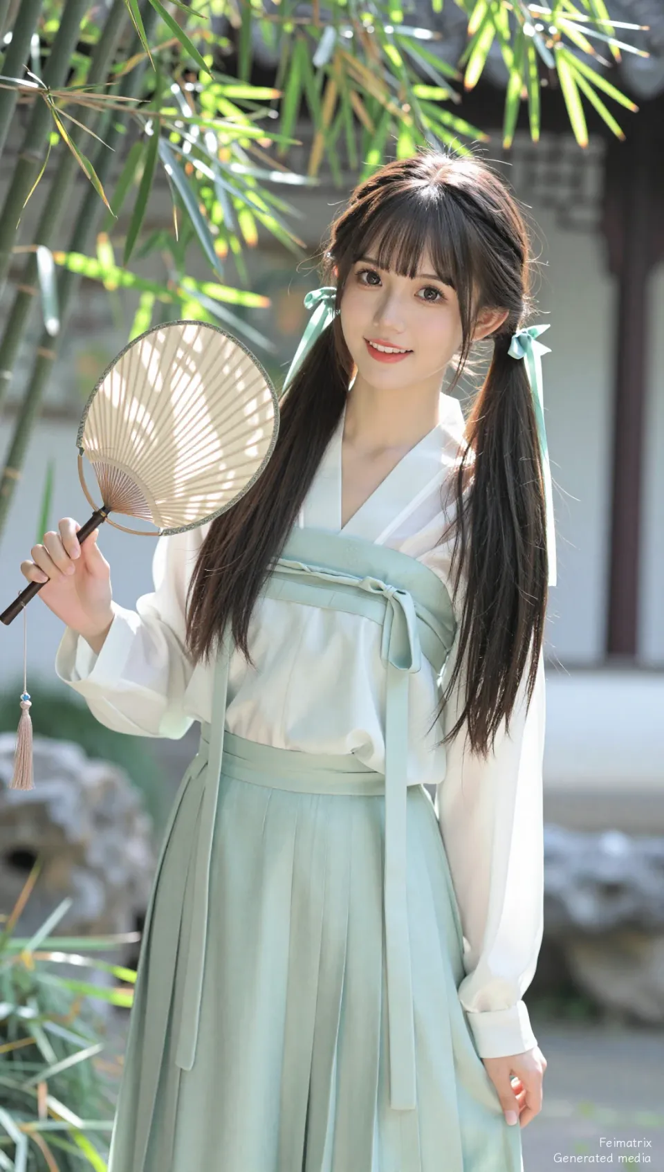 The Weight of Sunlight on Bamboo Silk