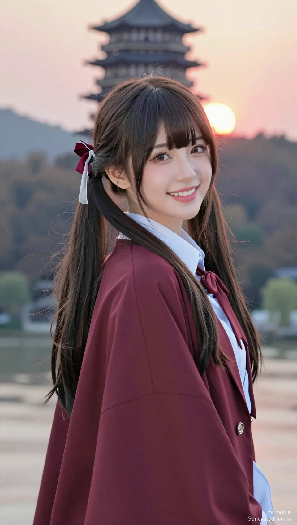 The Perfect Arc of a Sunset Smile