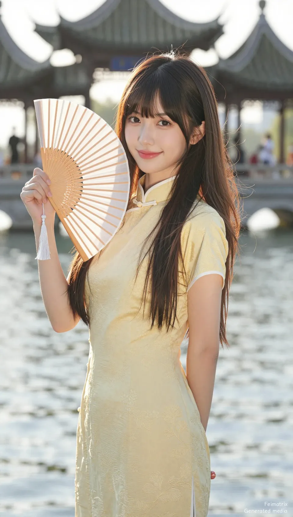 The Algorithmic Gown of a Golden Hour Ghost