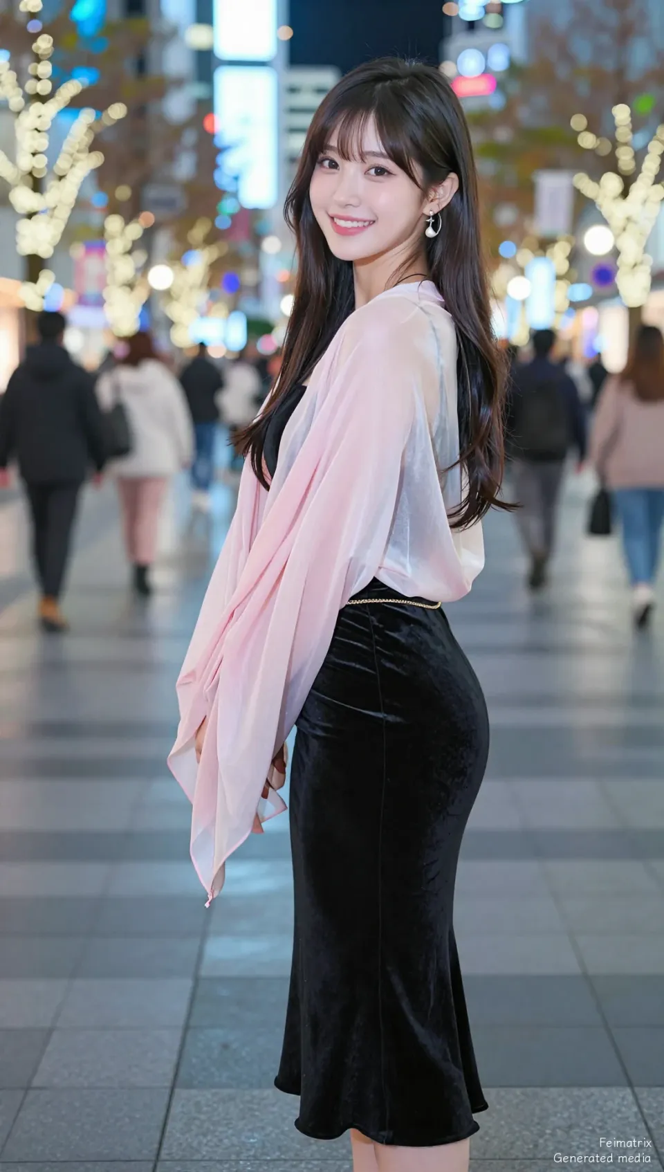 The Warmth in Her Turning Smile