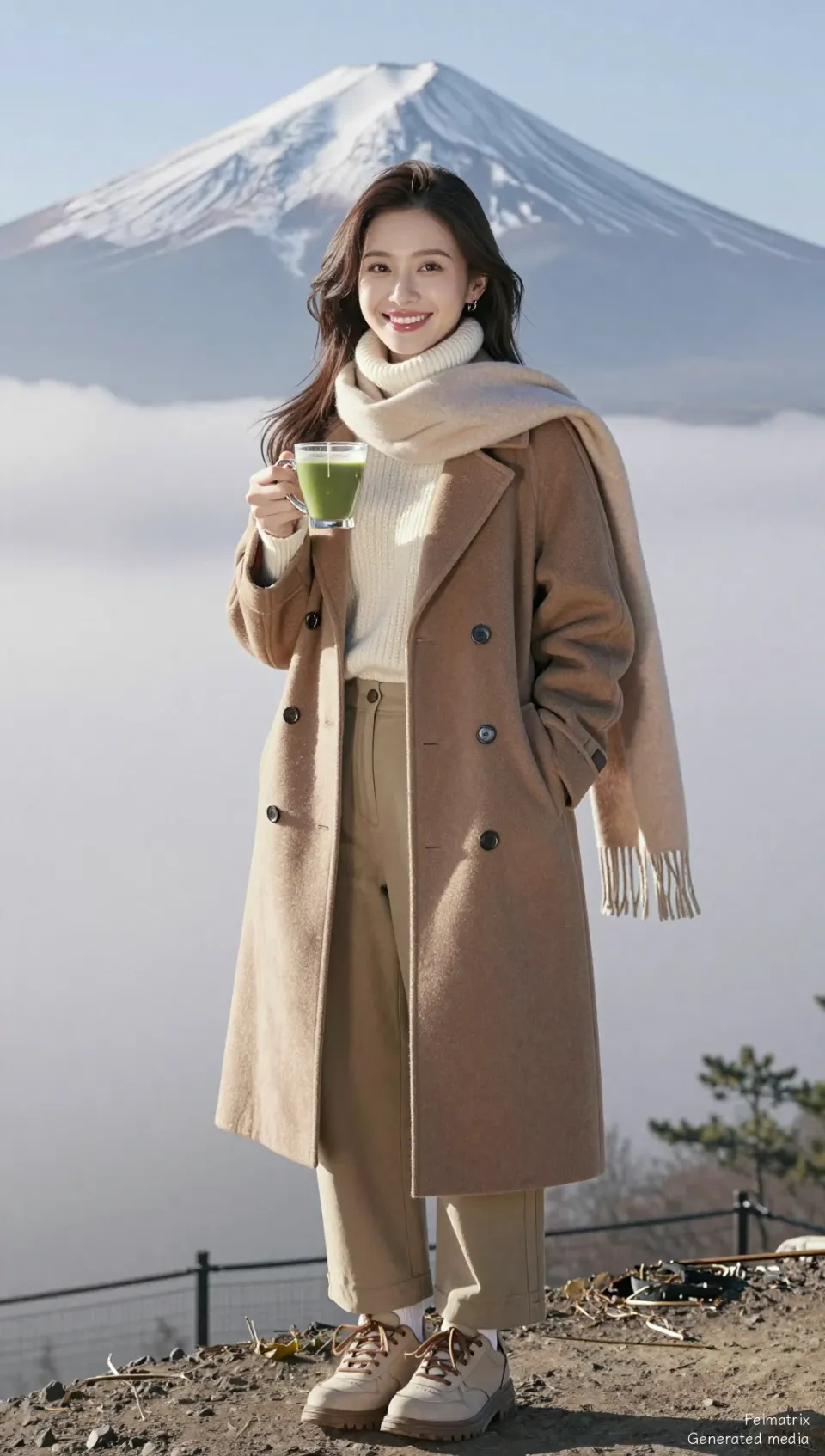The Warmth of Matcha on a Cold Peak: A Winter Romance