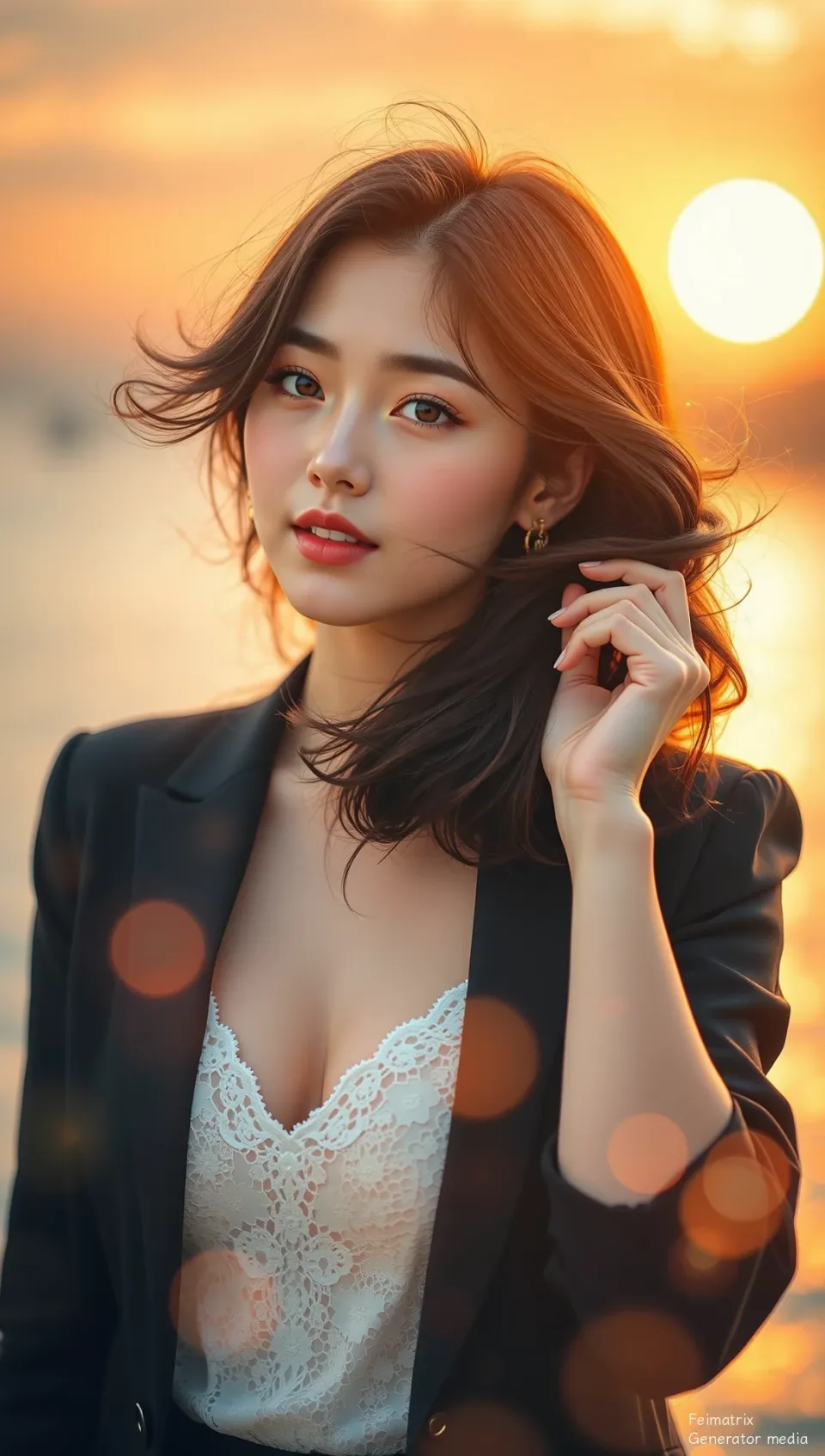 Solar Flare & Silk: The Golden Hour Confession