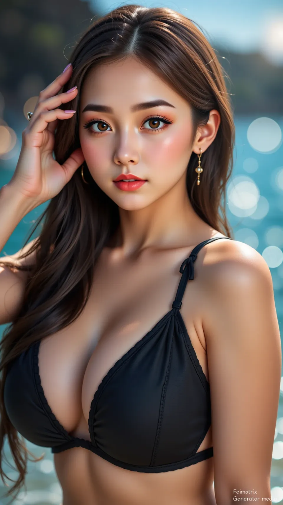 Sunlit Sway: A Glimmer of Summer Love