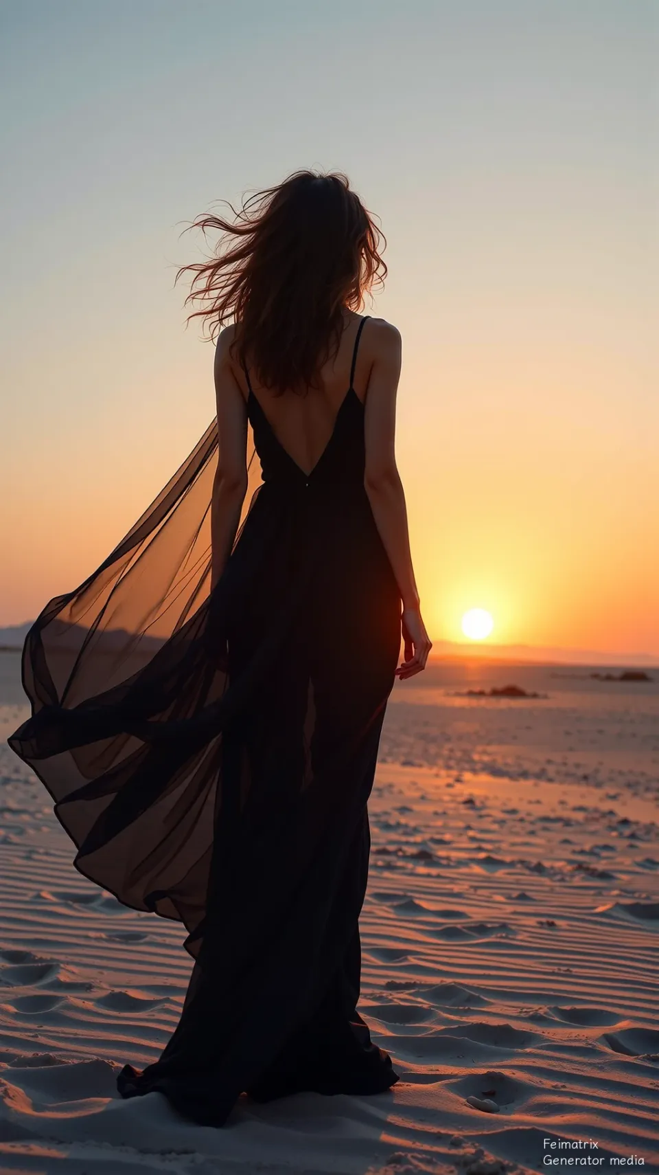 Golden Embers in a Concrete Void