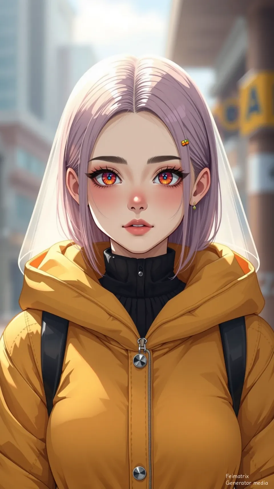 The Amber Orbit of Your Gaze