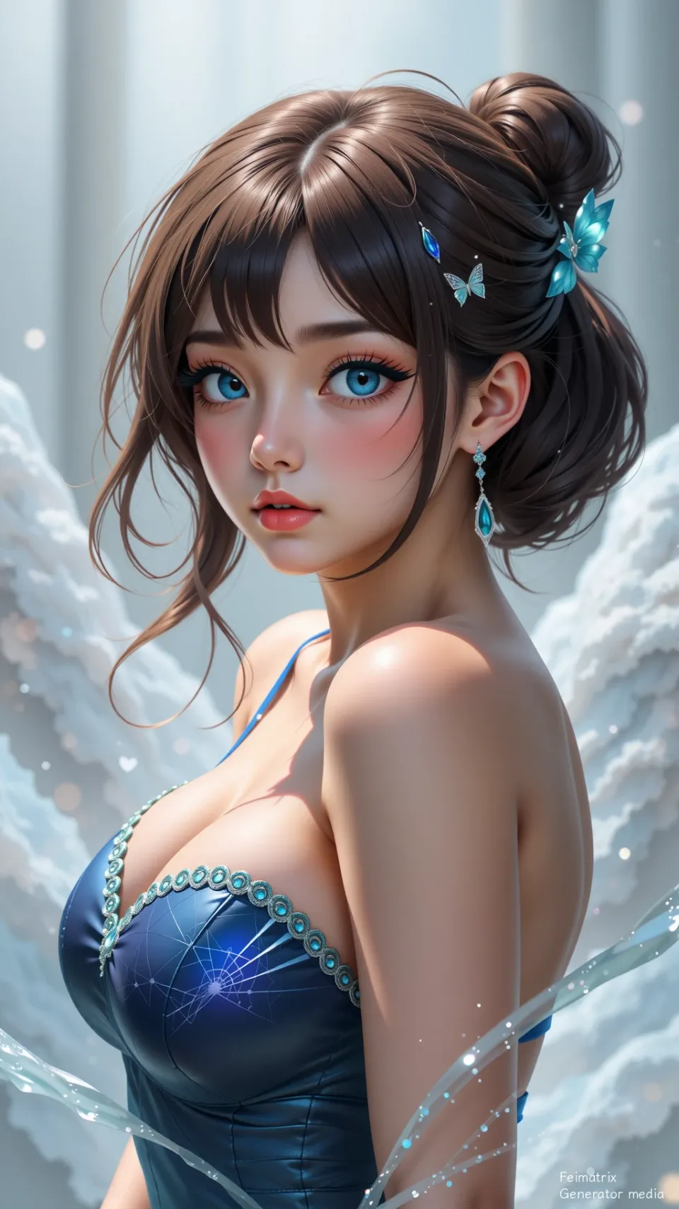 The Sapphire Silence of a Concrete Heart