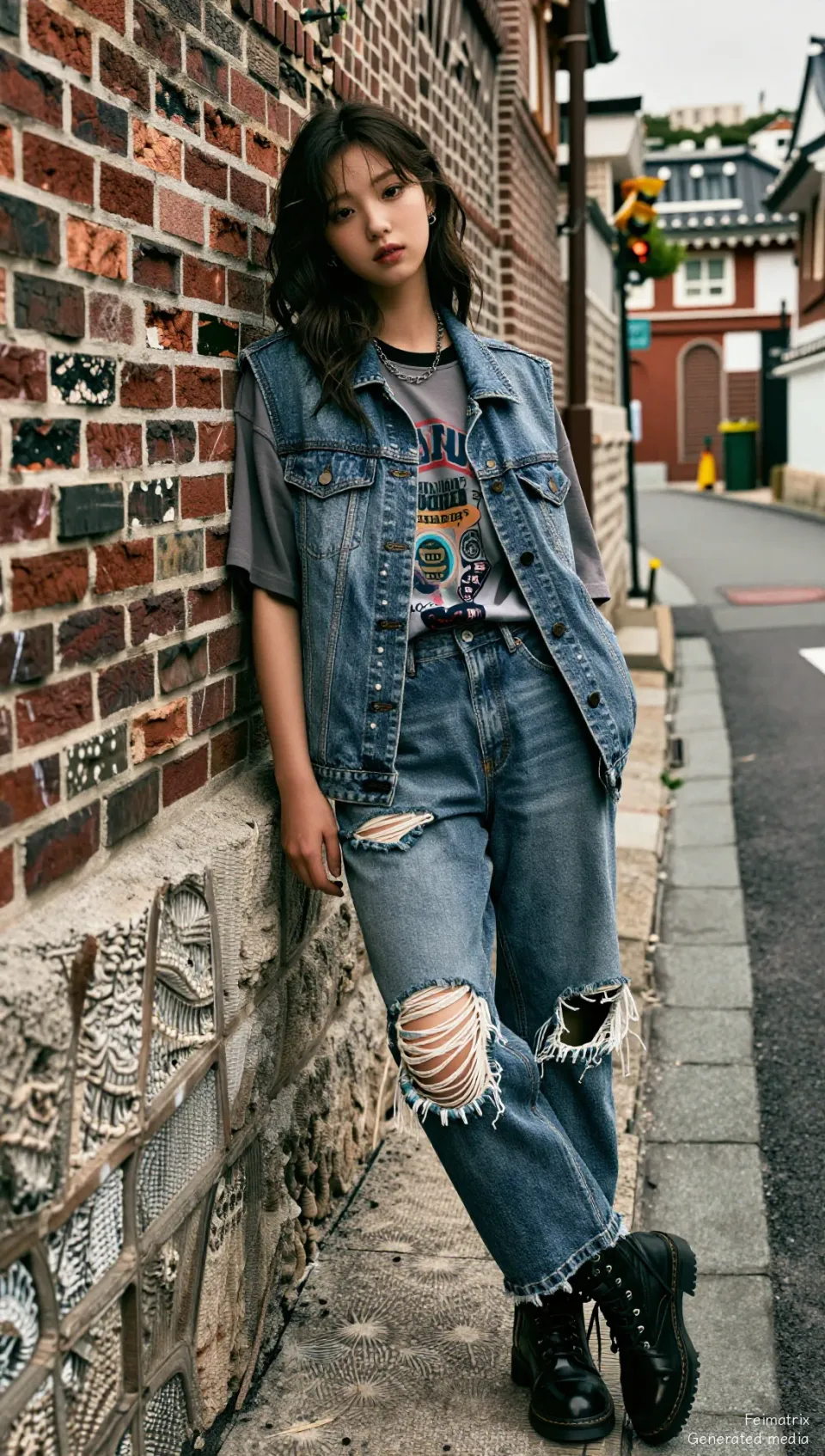 The Geometry of Us in Blue Denim