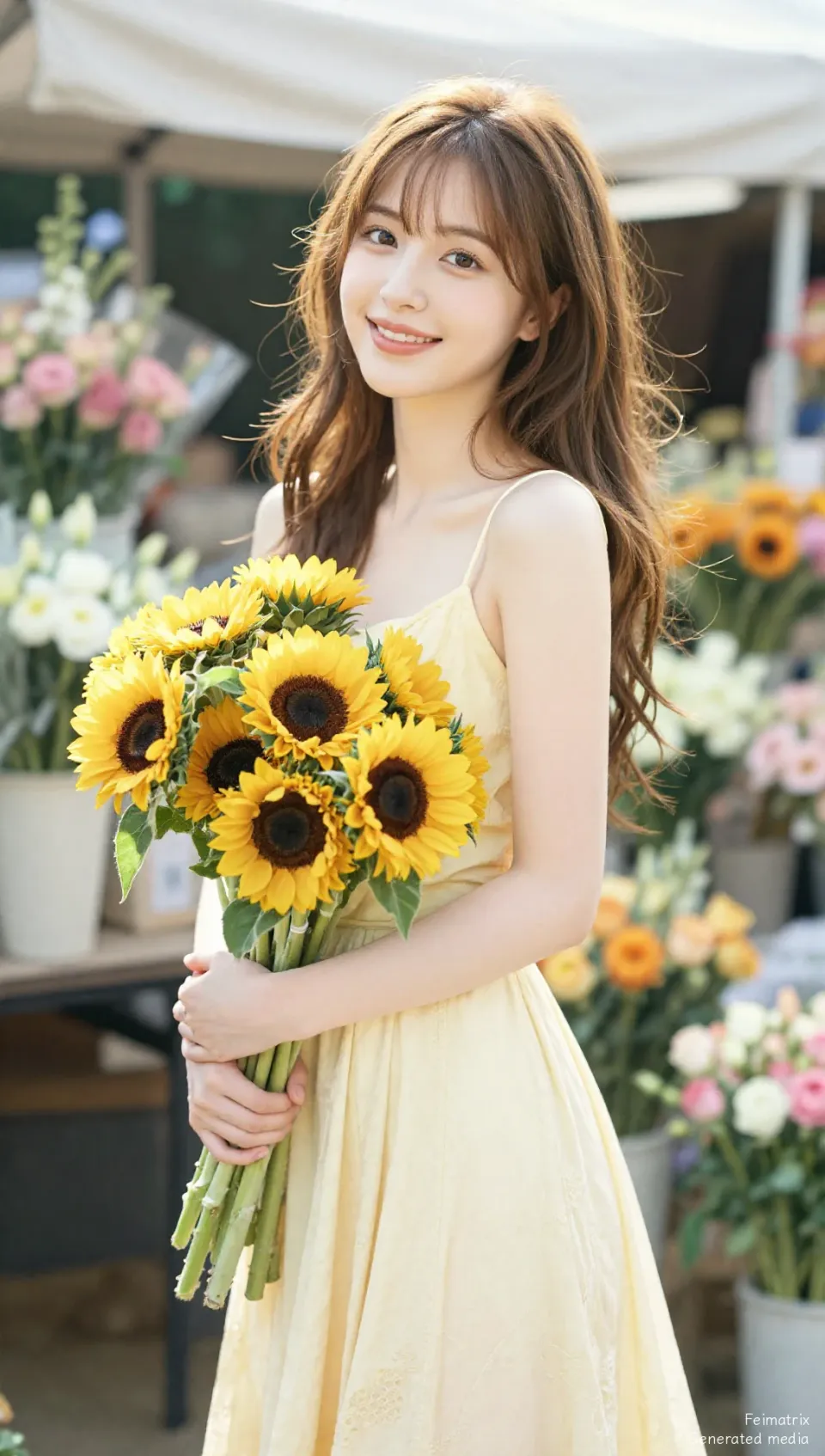 Sunflowers in a Silicon Dream