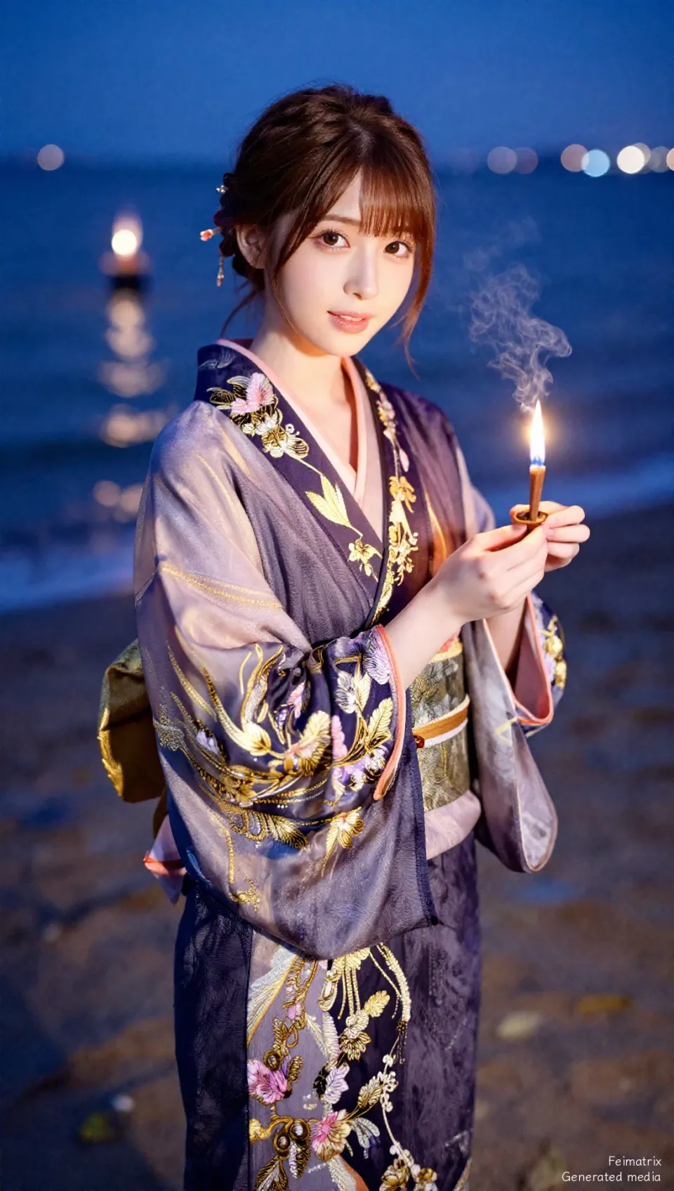 The Gilded Embers of a Silent Shore