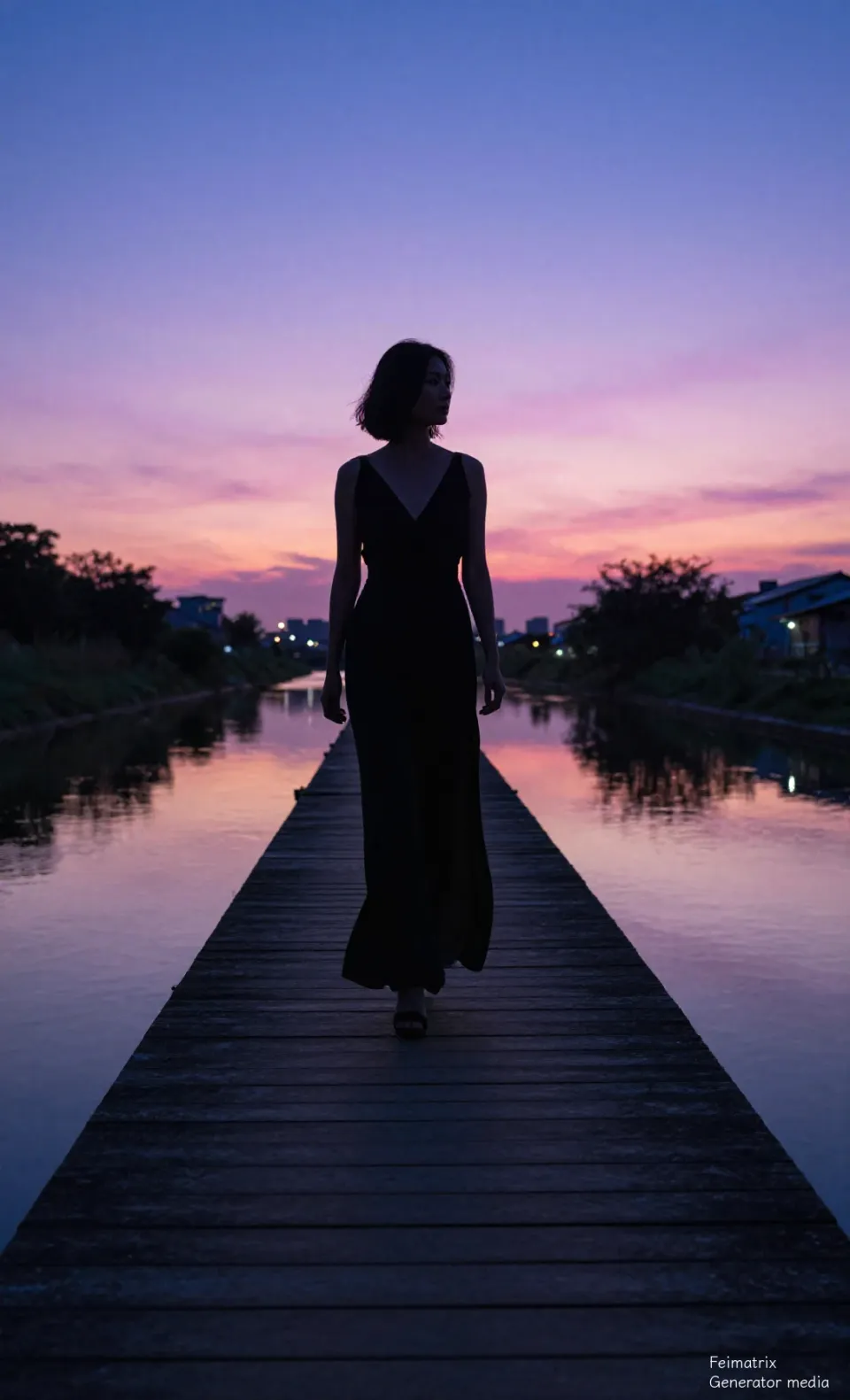 The Last Frame of a Lavender Dusk