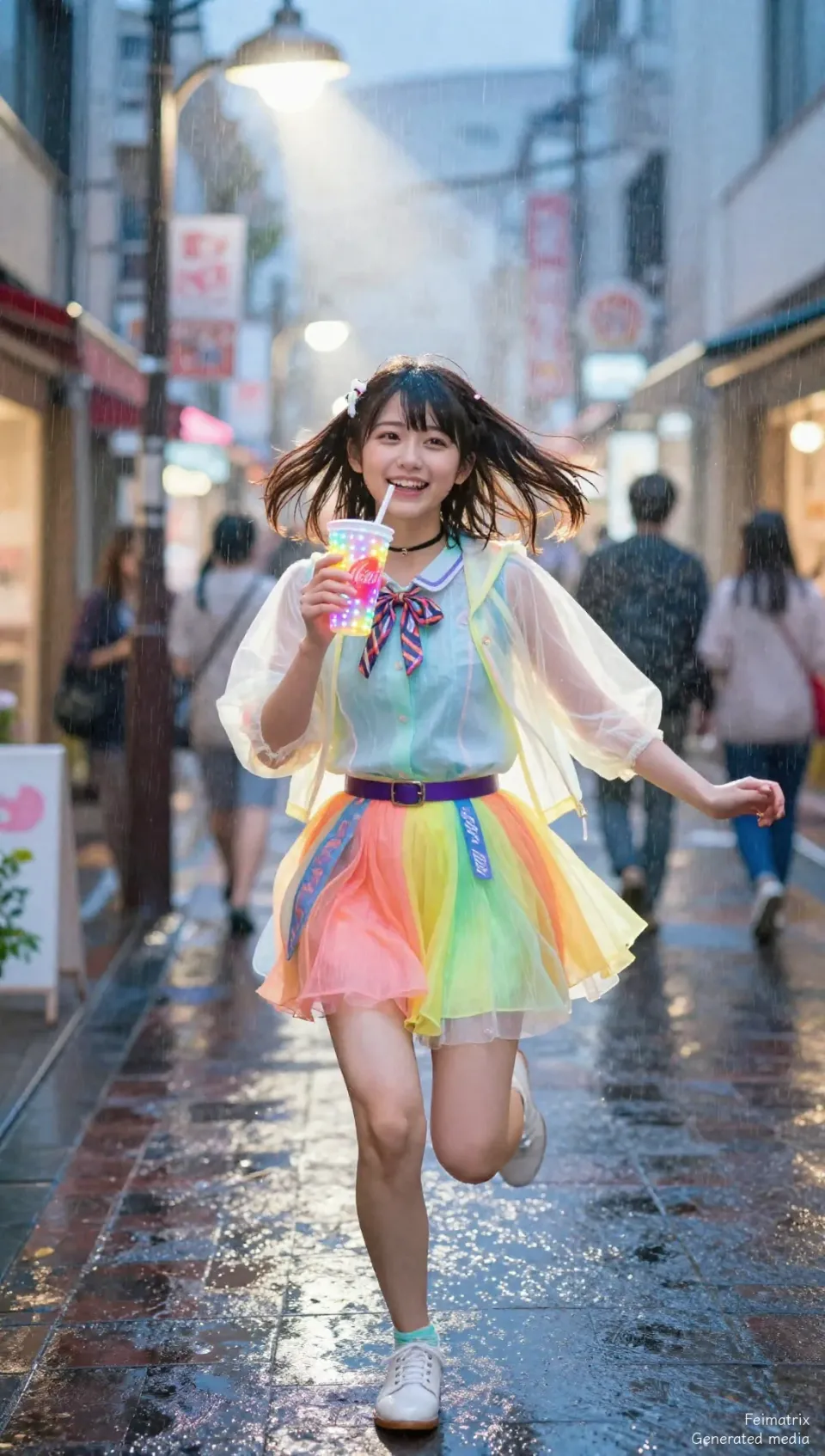 Prism Rain: A Heartbeat in Technicolor