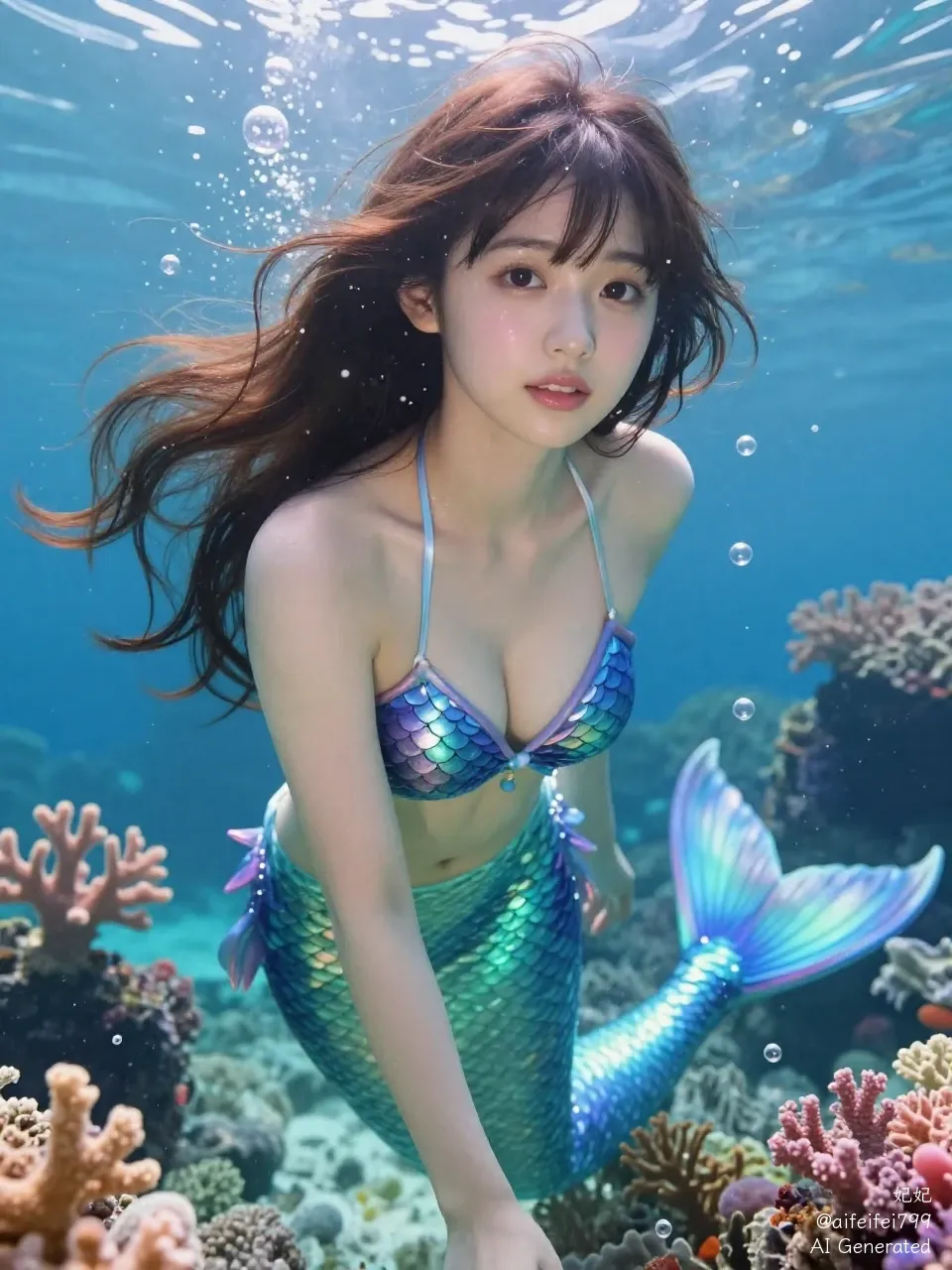 The Sapphire Lullaby of Neon Tides