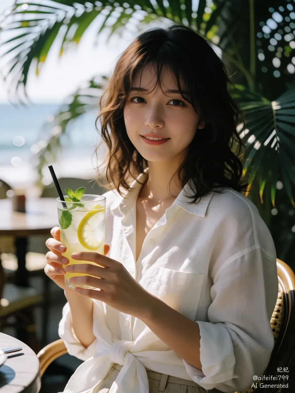 Citrus Sunbeams: A Sip of Serenity